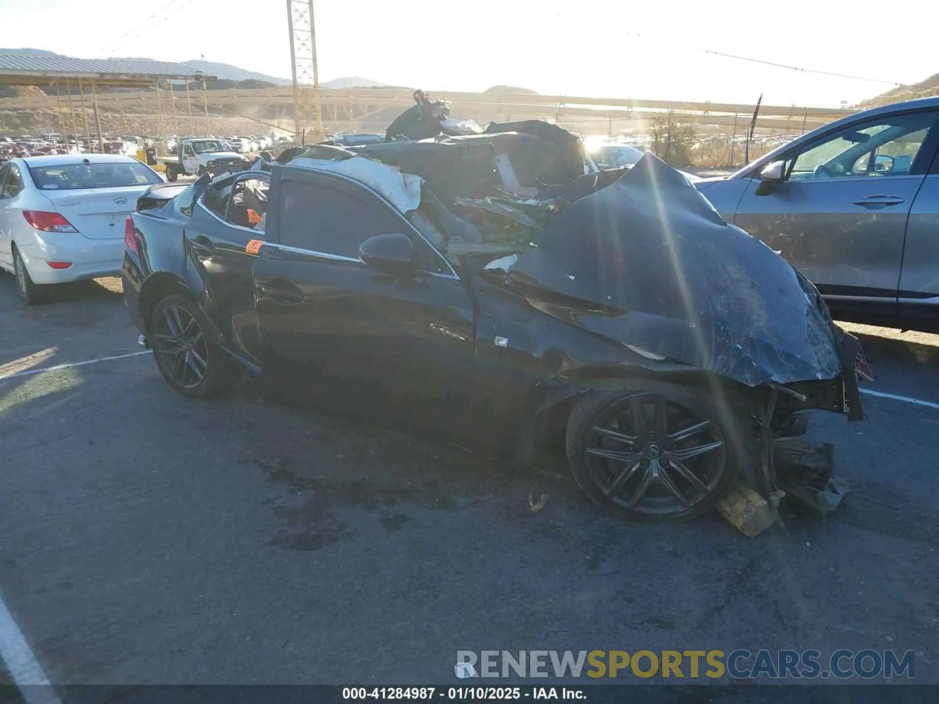1 fotografías del automóvil dañado JTHBZ1D27K5033971 LEXUS IS 350 2019