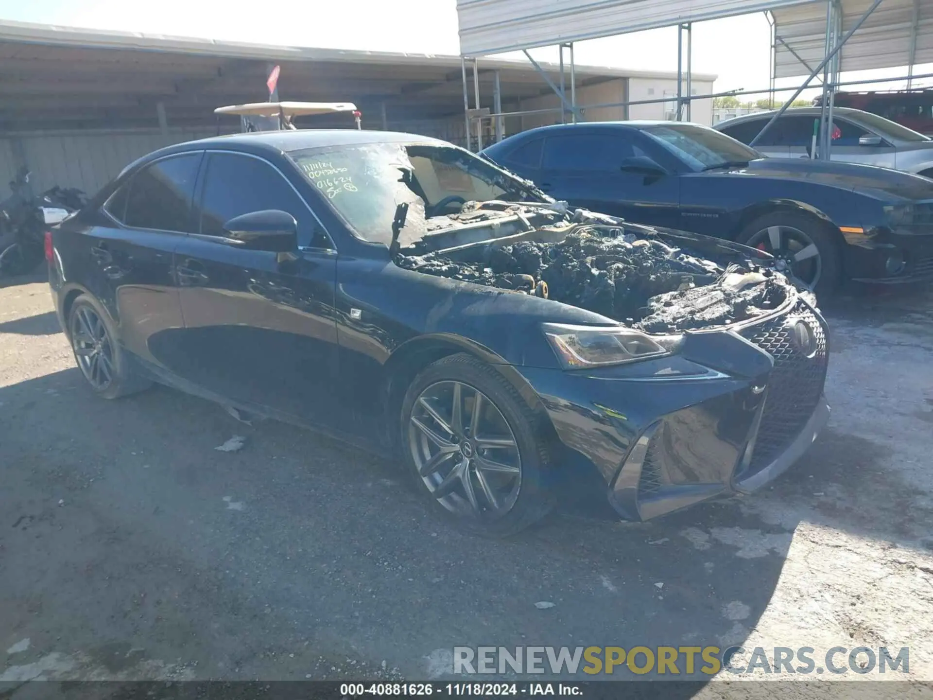 1 fotografías del automóvil dañado JTHCZ1D25K5016624 LEXUS IS 350 2019