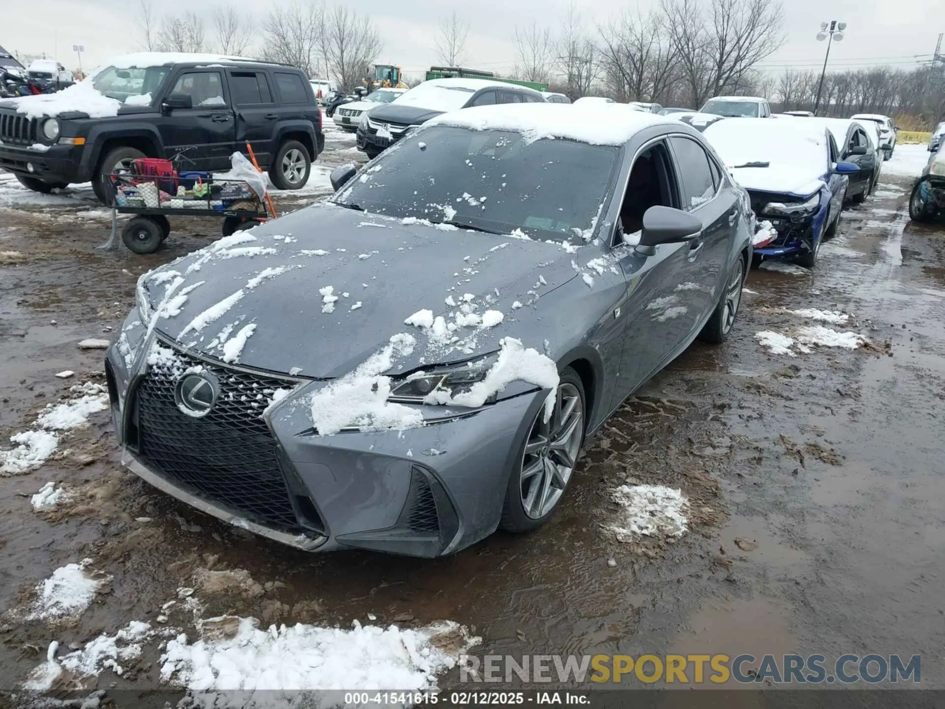 2 fotografías del automóvil dañado JTHCZ1D27K5016253 LEXUS IS 350 2019