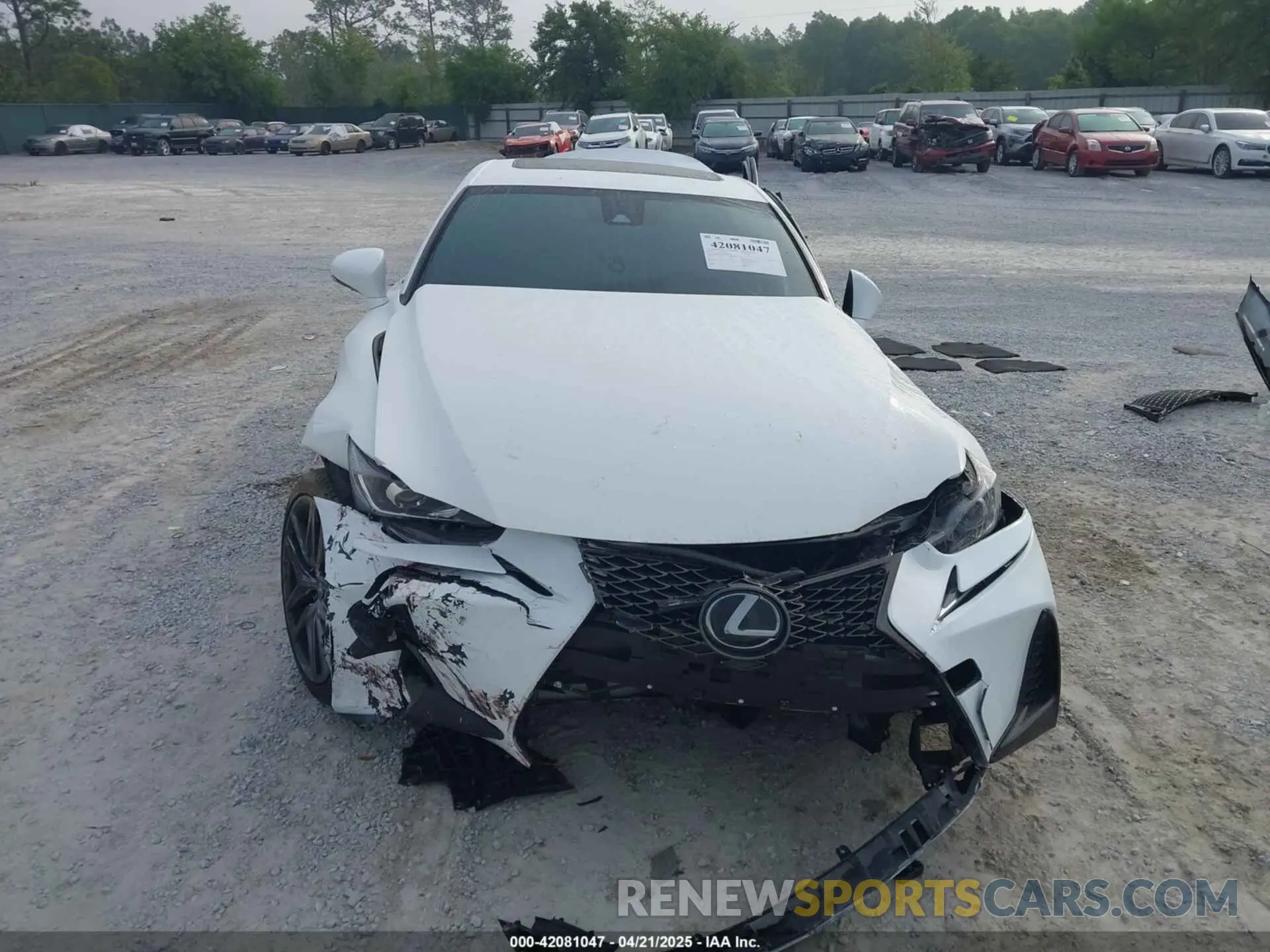 12 fotografías del automóvil dañado JTHGZ1B21L5036312 LEXUS IS 350 2020
