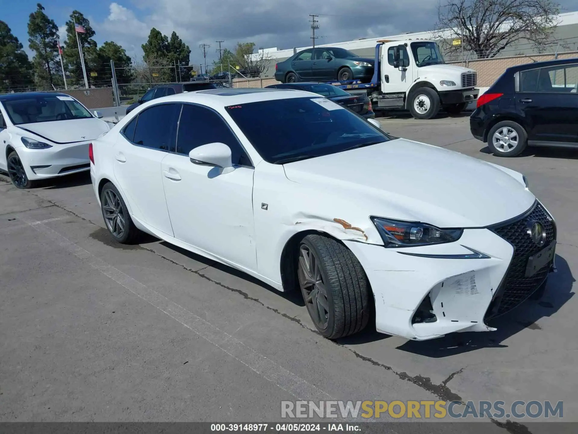 1 fotografías del automóvil dañado JTHGZ1B22L5036920 LEXUS IS 350 2020