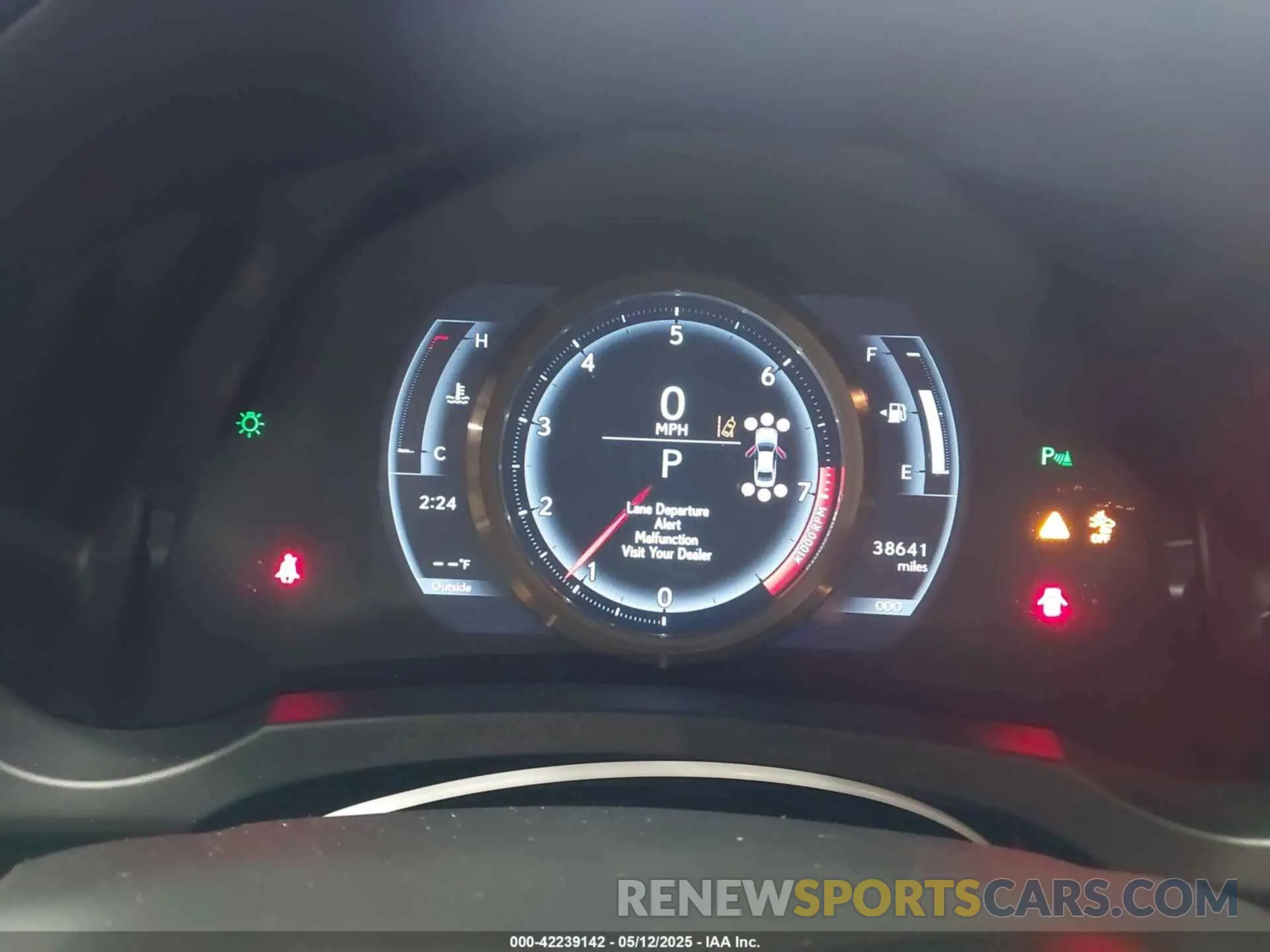 7 fotografías del automóvil dañado JTHGZ1B2XL5036051 LEXUS IS 350 2020