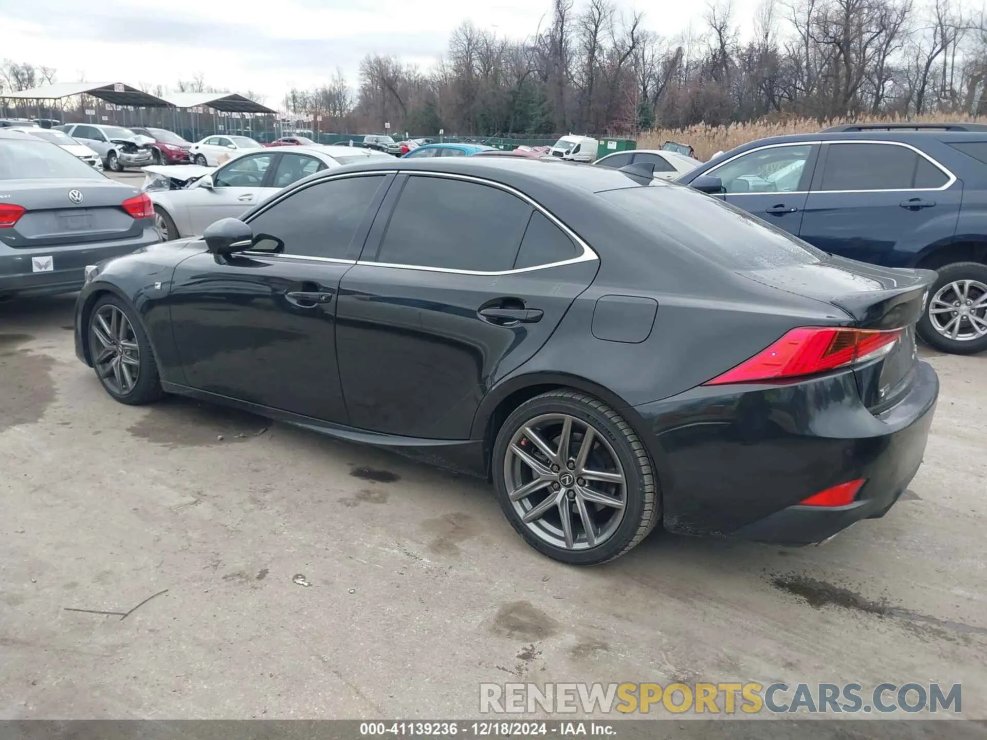 3 fotografías del automóvil dañado JTHGZ1E23L5018034 LEXUS IS 350 2020