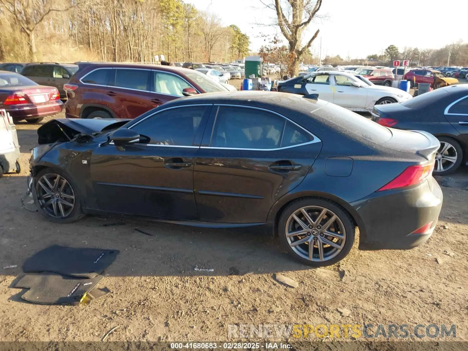 14 fotografías del automóvil dañado JTHGZ1E24L5017362 LEXUS IS 350 2020