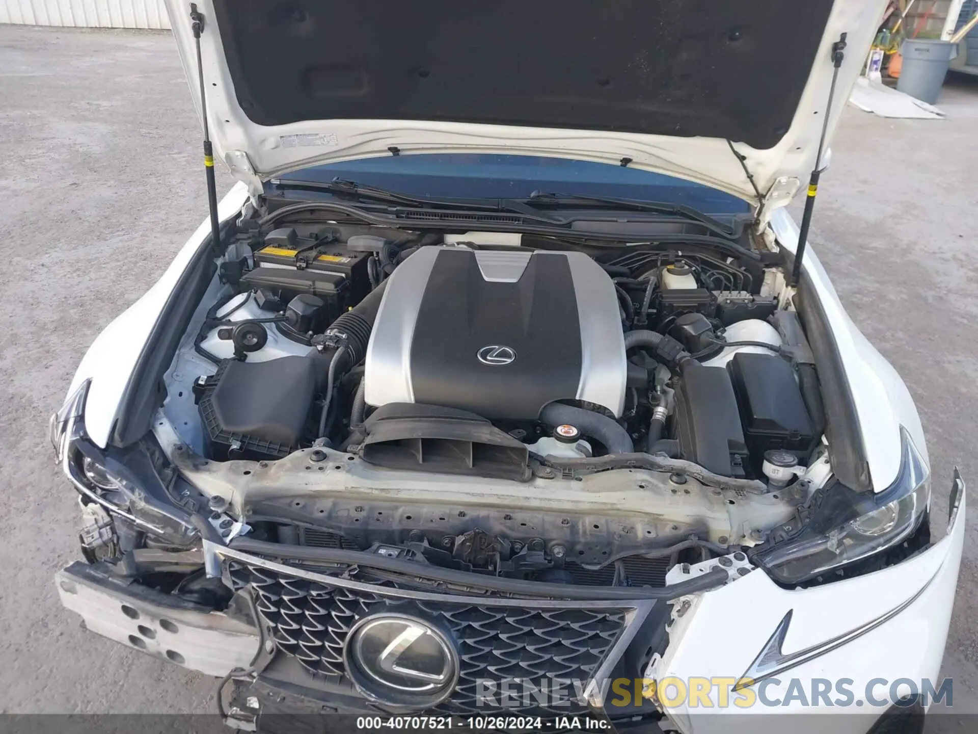 10 fotografías del automóvil dañado JTHGZ1E2XL5017611 LEXUS IS 350 2020