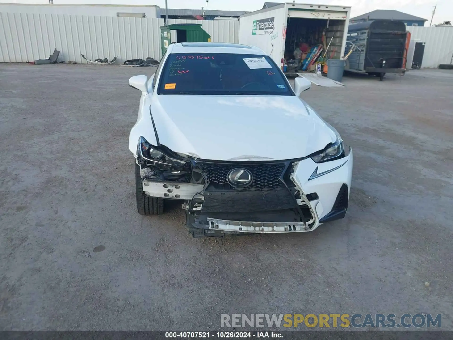 12 fotografías del automóvil dañado JTHGZ1E2XL5017611 LEXUS IS 350 2020