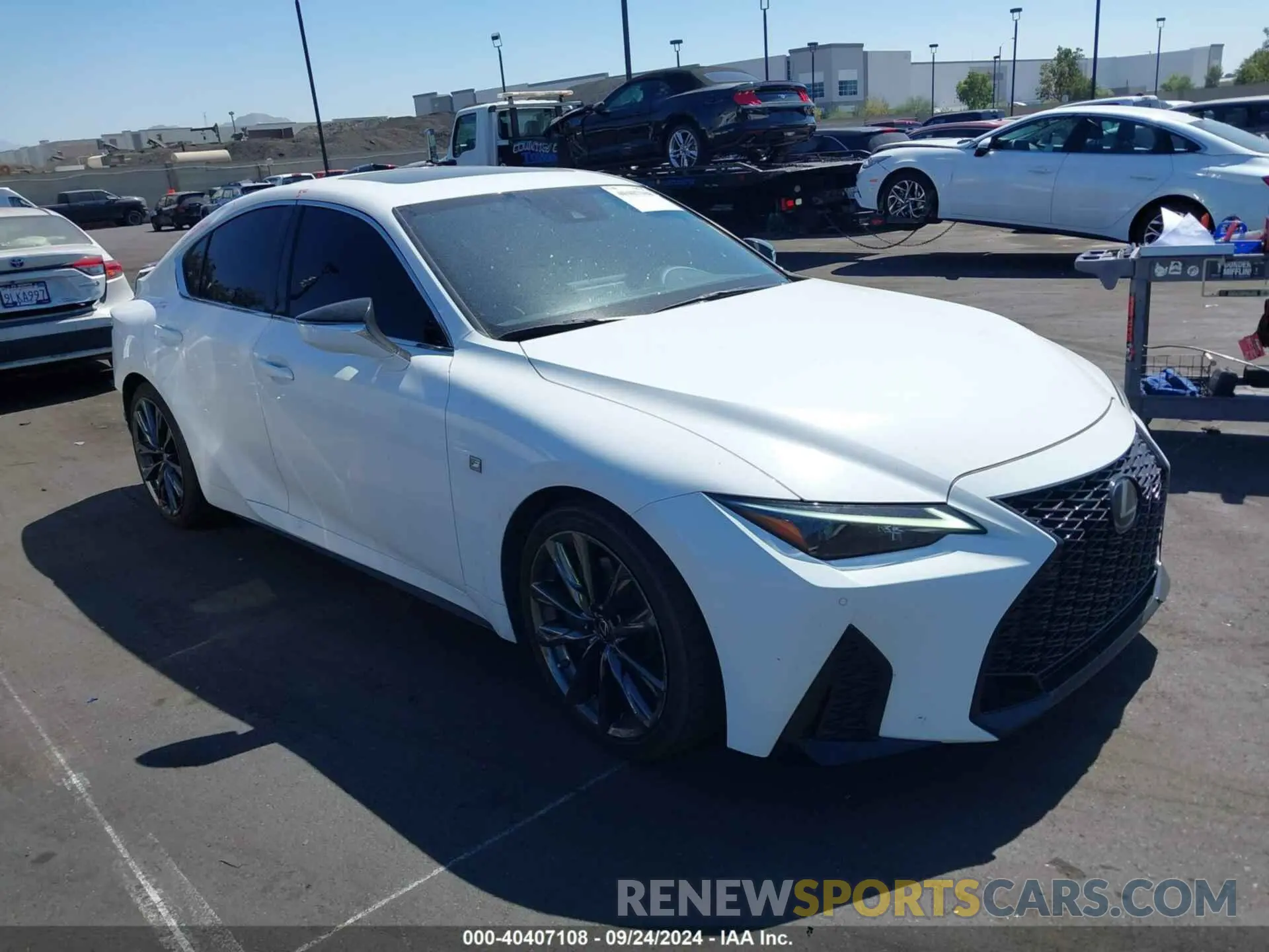 1 fotografías del automóvil dañado JTHGZ1B20M5038733 LEXUS IS 350 2021