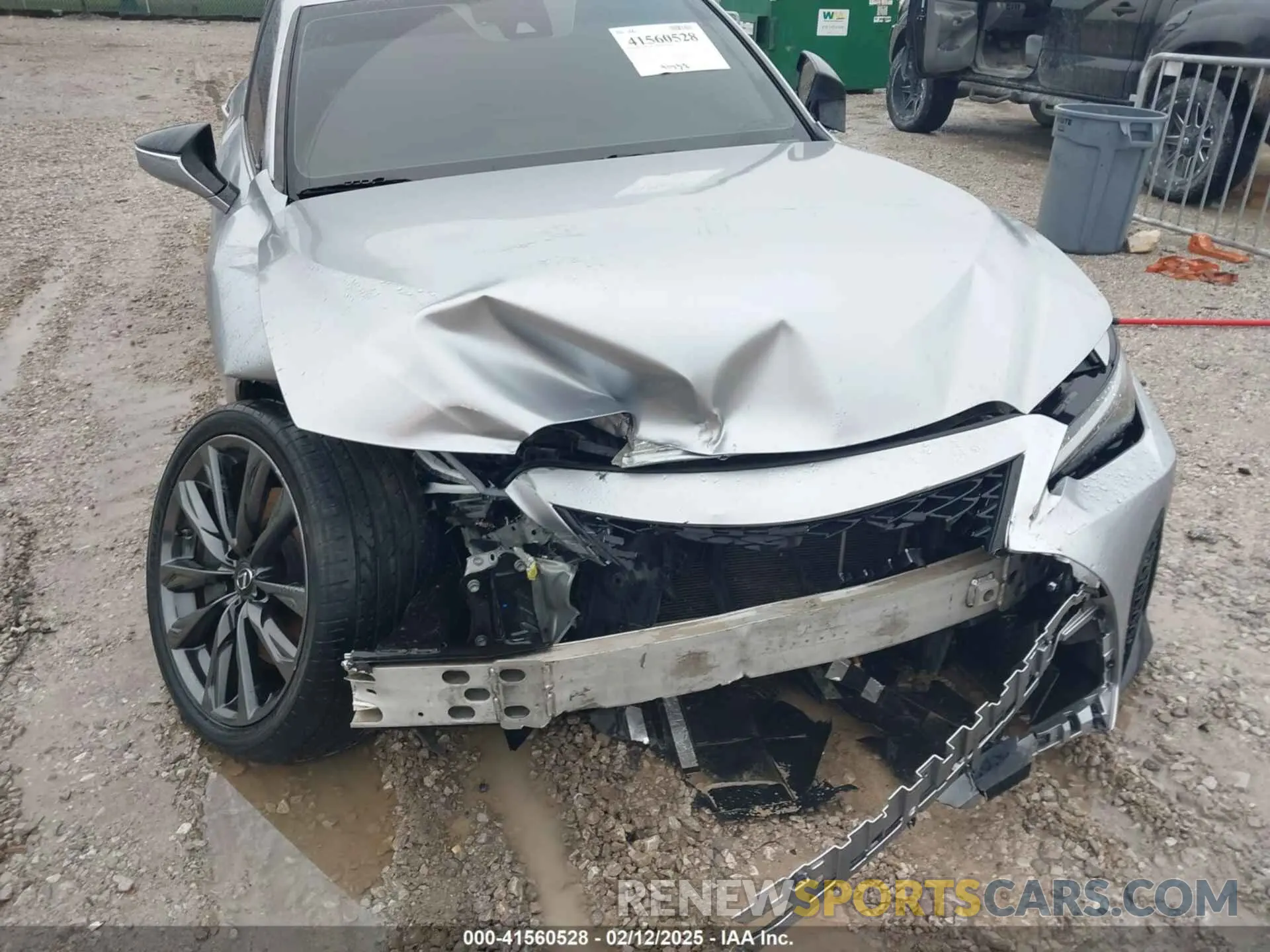 6 fotografías del automóvil dañado JTHGZ1B20M5039493 LEXUS IS 350 2021