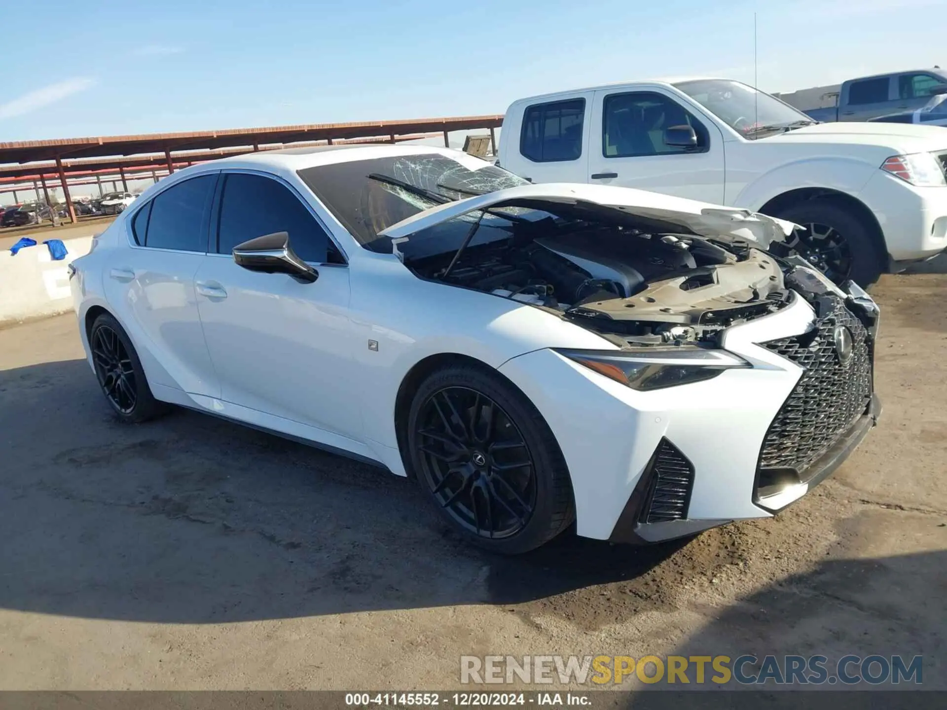 1 fotografías del automóvil dañado JTHGZ1B20M5041891 LEXUS IS 350 2021
