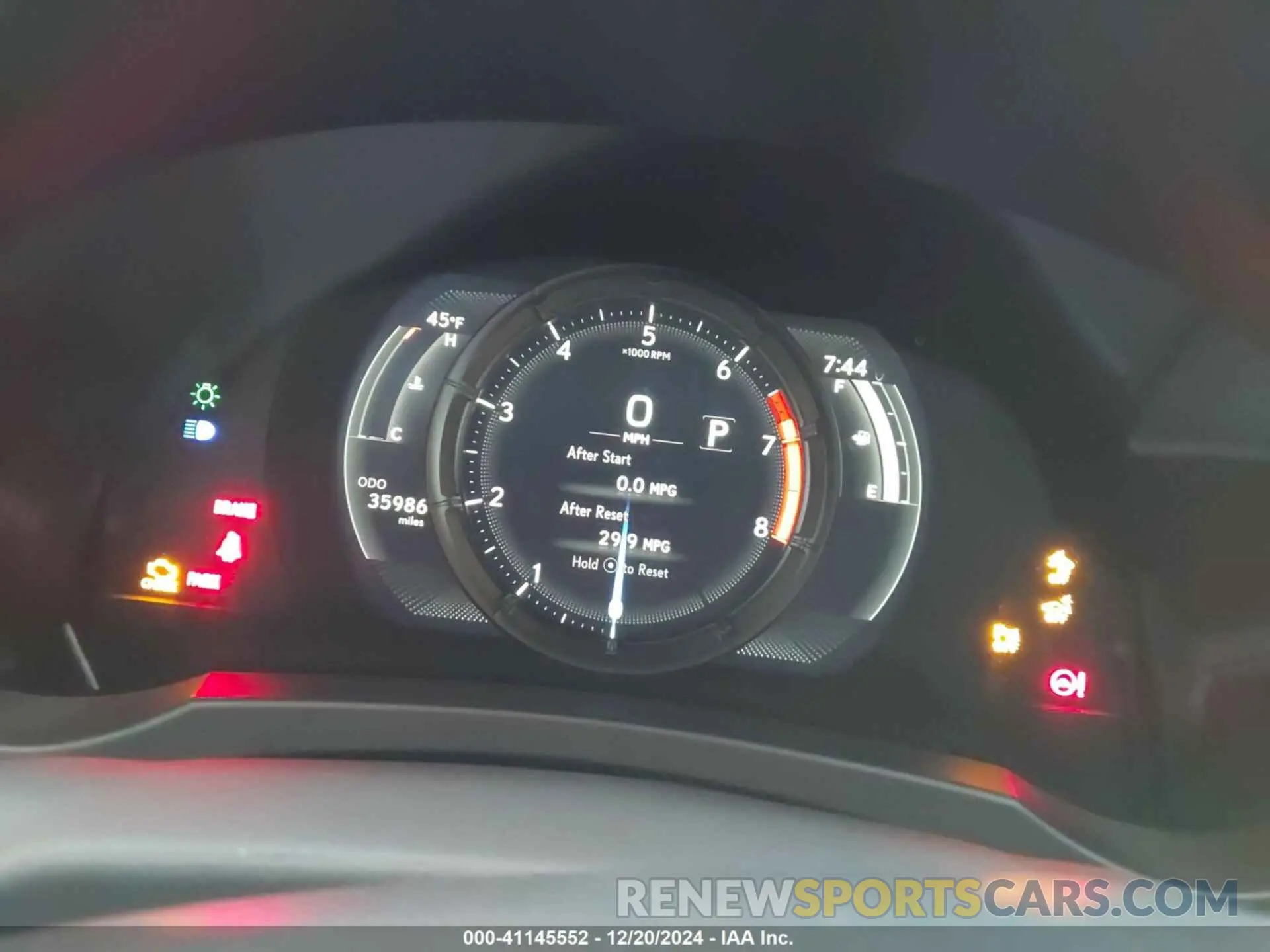 7 fotografías del automóvil dañado JTHGZ1B20M5041891 LEXUS IS 350 2021