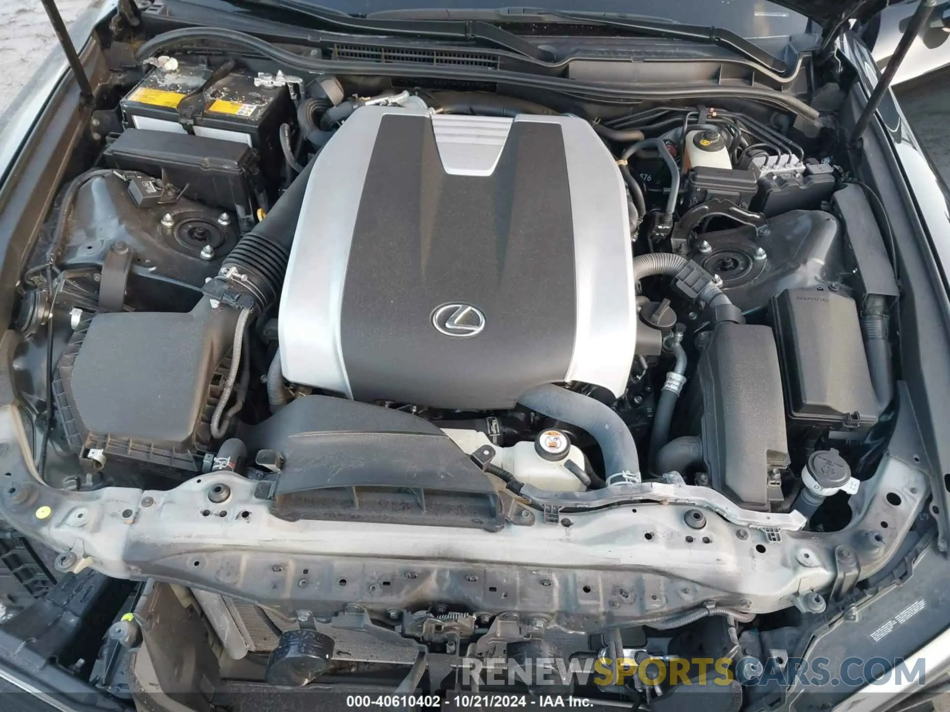 10 fotografías del automóvil dañado JTHGZ1B22M5039172 LEXUS IS 350 2021