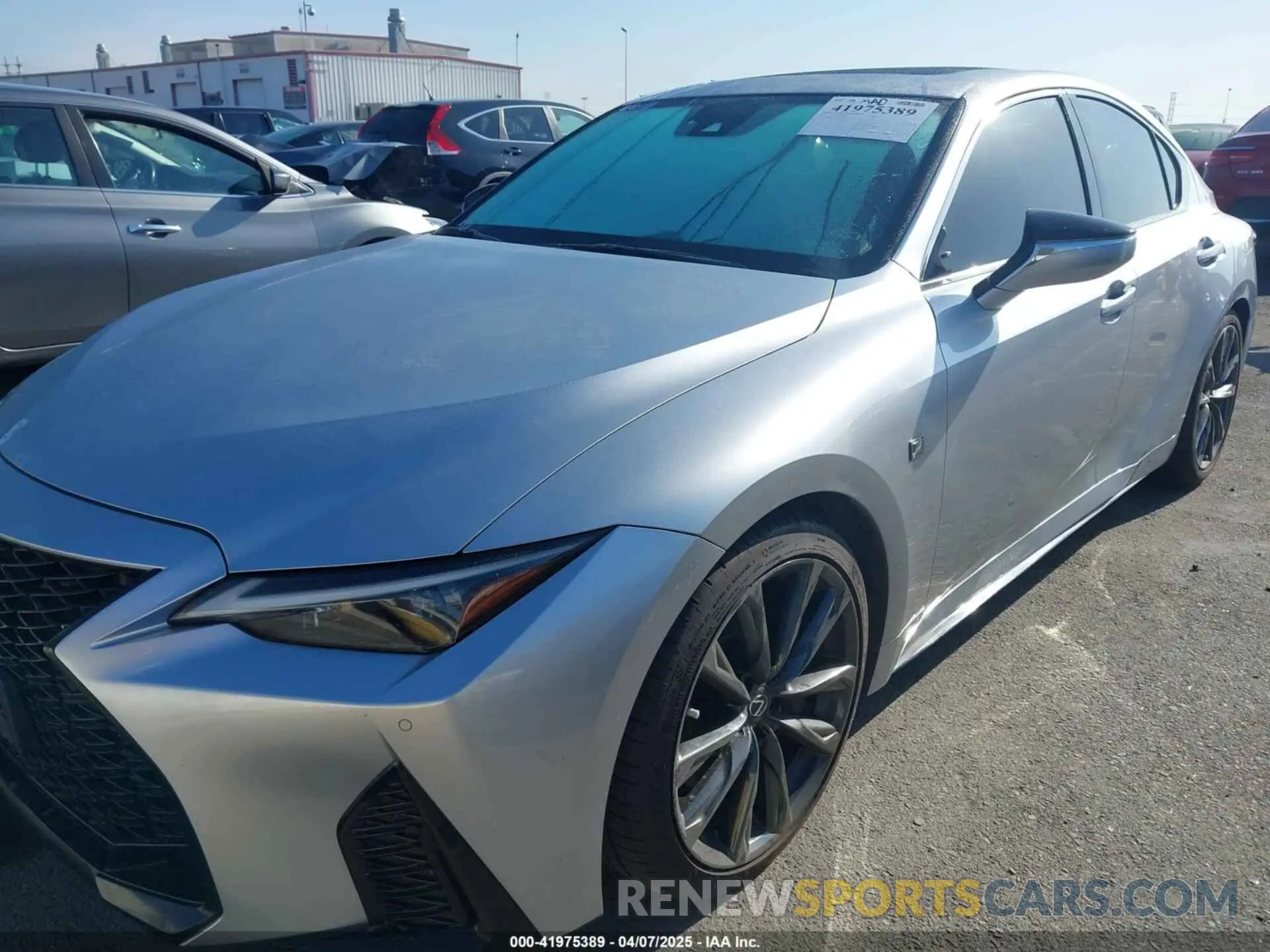 6 fotografías del automóvil dañado JTHGZ1B23M5042498 LEXUS IS 350 2021