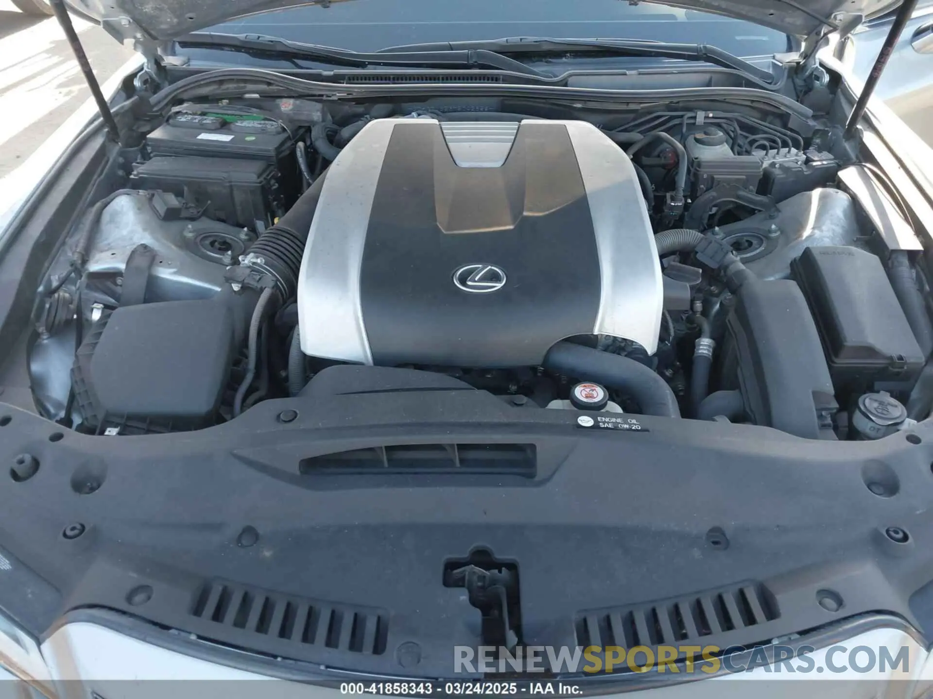 10 fotografías del automóvil dañado JTHGZ1B23M5042856 LEXUS IS 350 2021