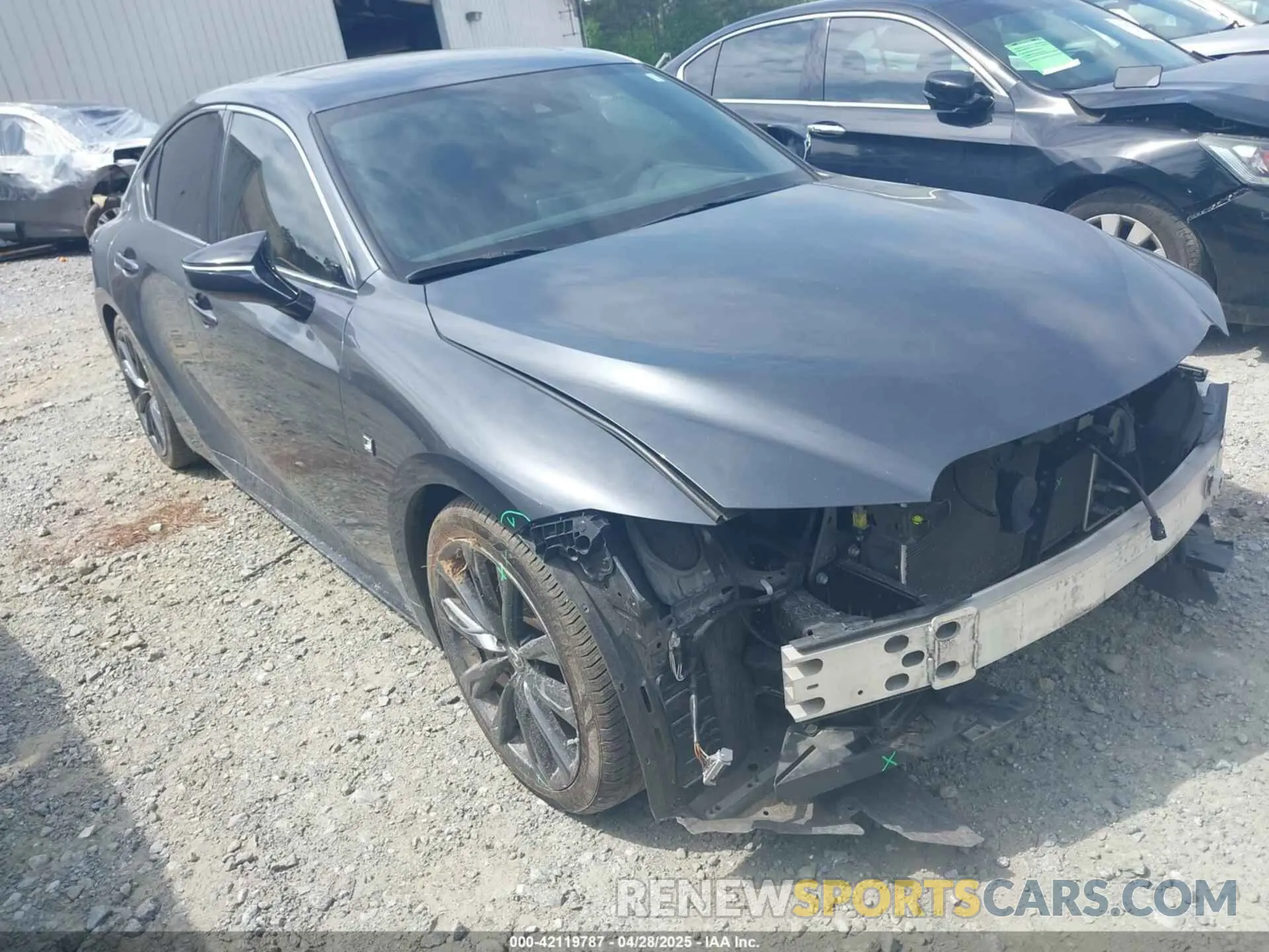 1 fotografías del automóvil dañado JTHGZ1B24M5044762 LEXUS IS 350 2021