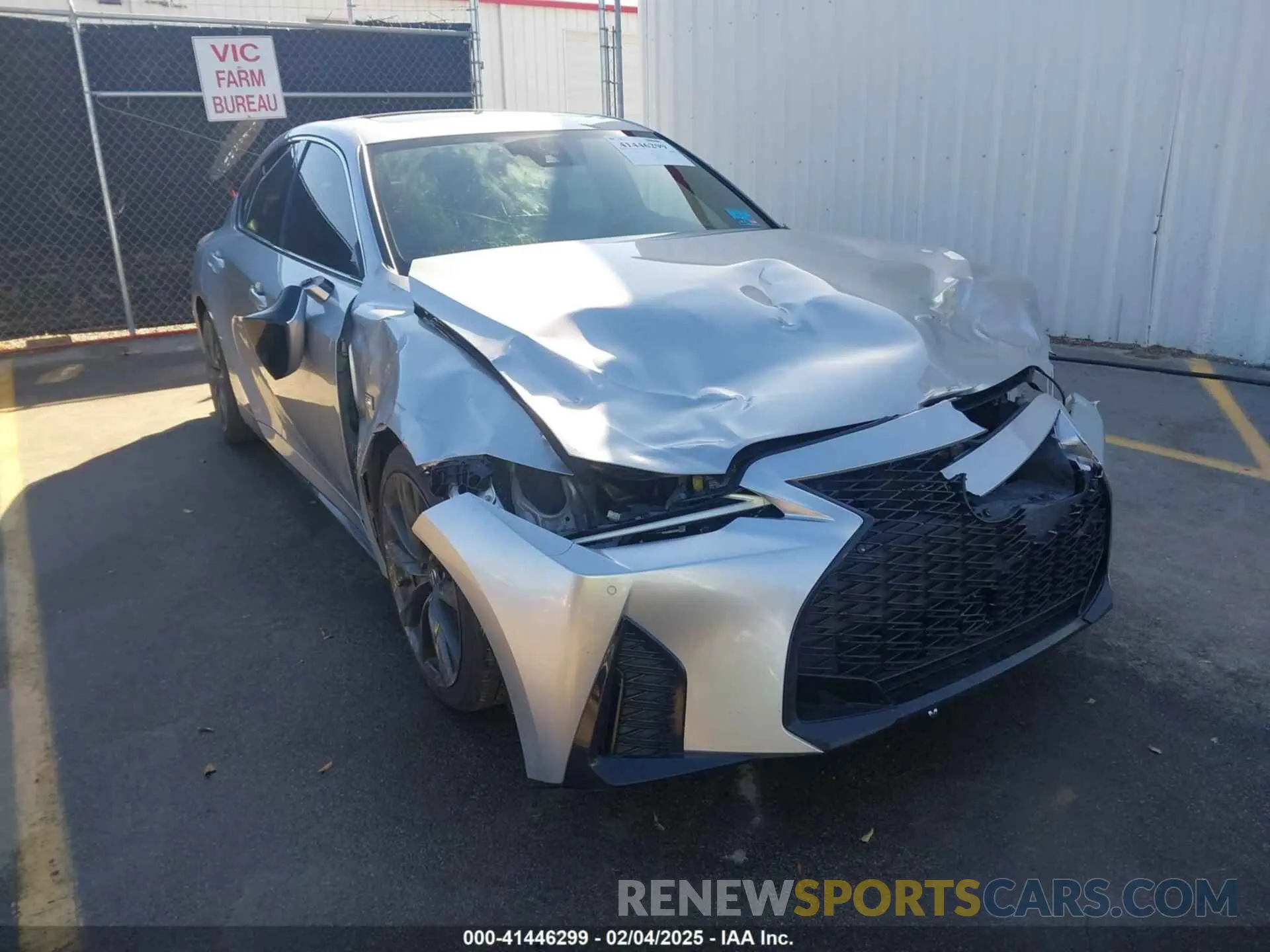 6 fotografías del automóvil dañado JTHGZ1B25M5044060 LEXUS IS 350 2021
