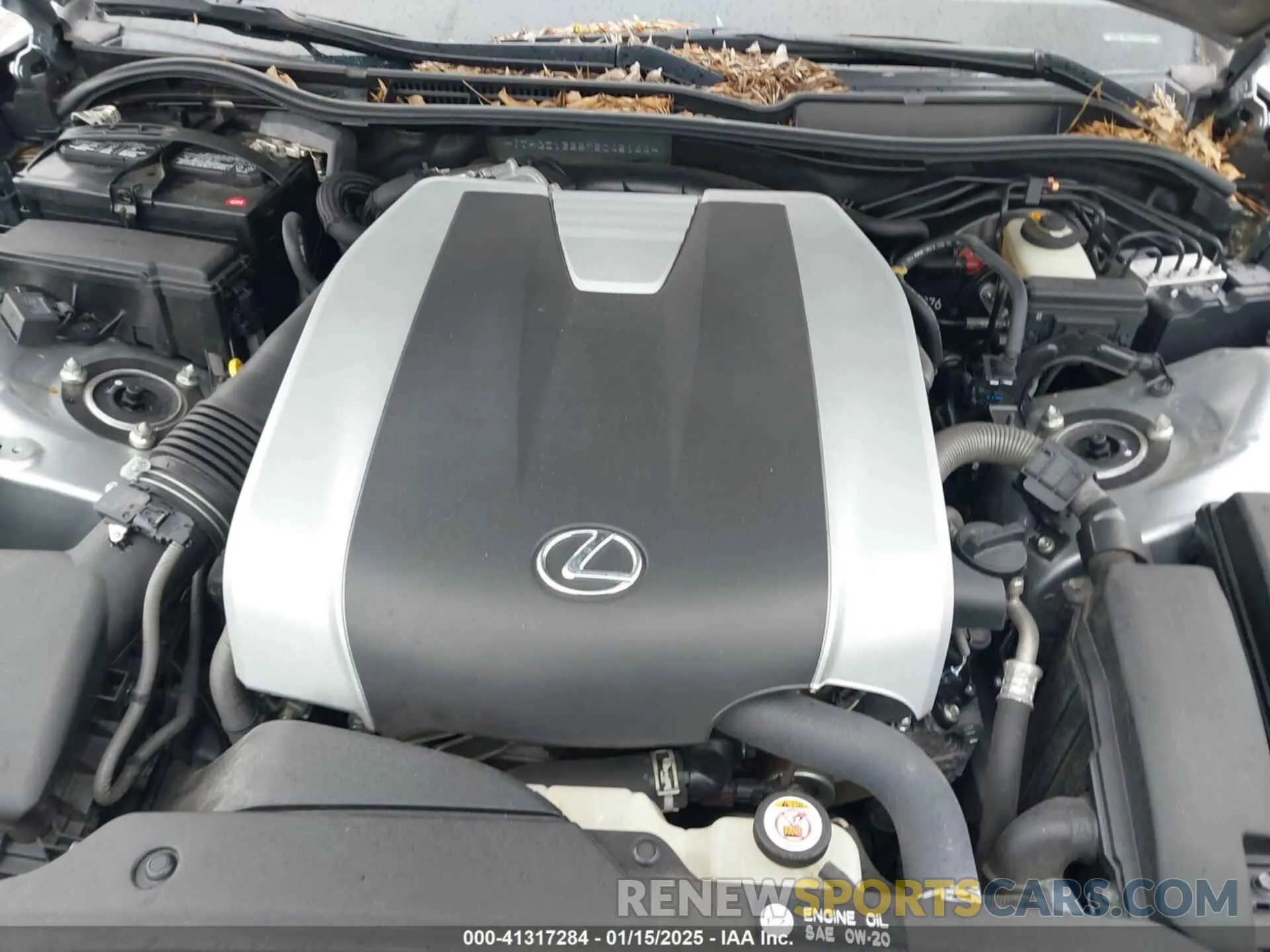 10 fotografías del automóvil dañado JTHGZ1B25M5045144 LEXUS IS 350 2021