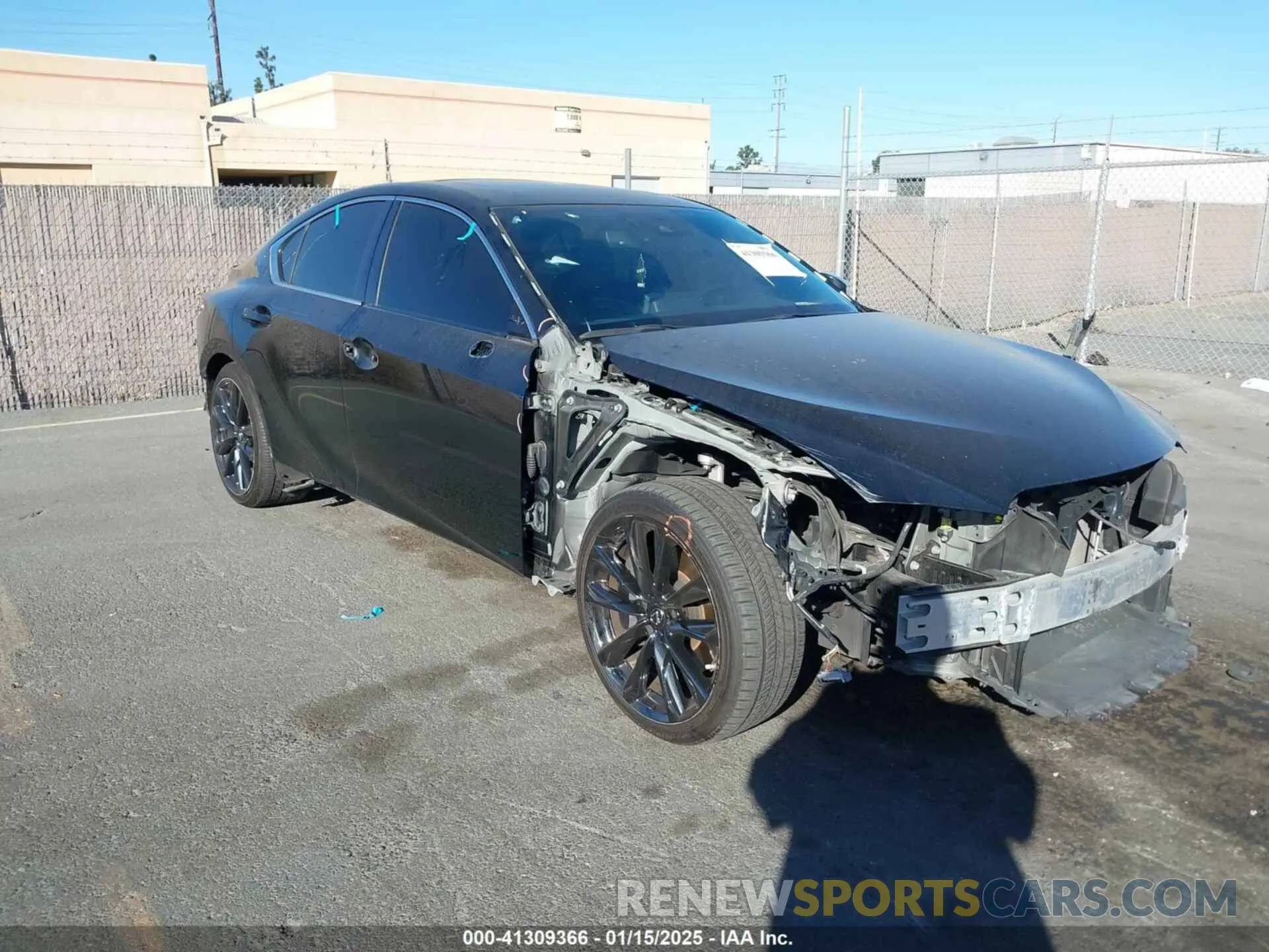1 fotografías del automóvil dañado JTHGZ1B27M5043699 LEXUS IS 350 2021