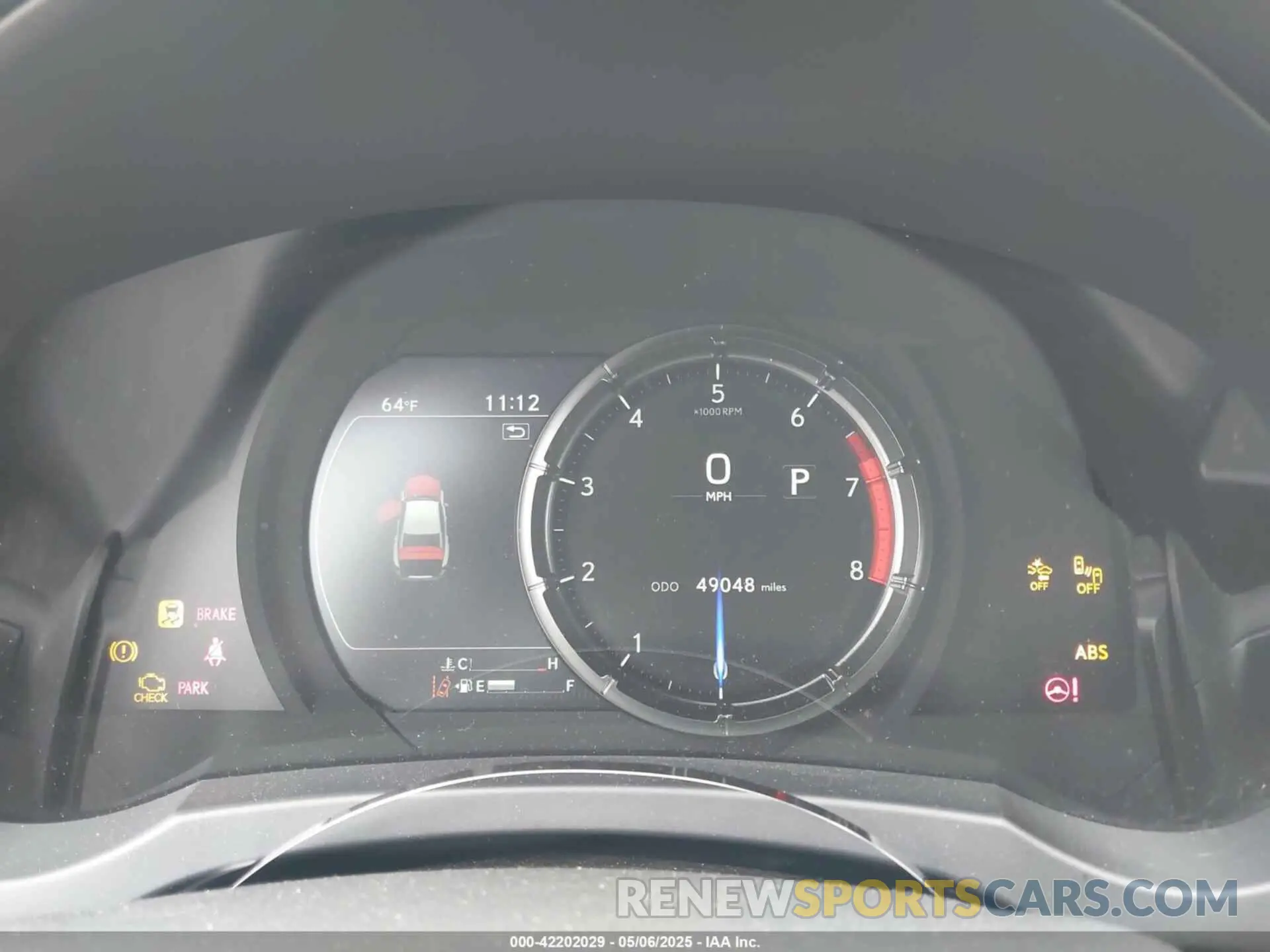 7 fotografías del automóvil dañado JTHGZ1B28M5044280 LEXUS IS 350 2021