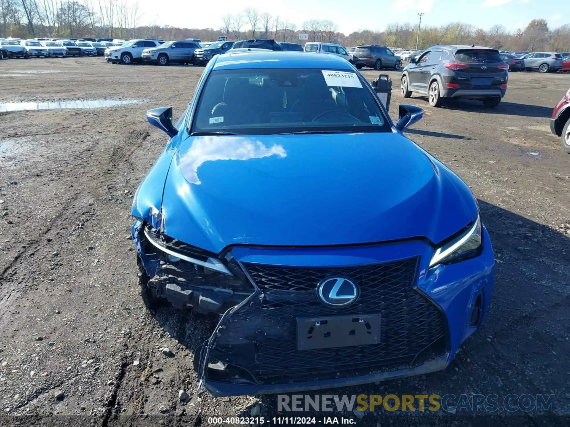 12 fotografías del automóvil dañado JTHGZ1E20M5021913 LEXUS IS 350 2021