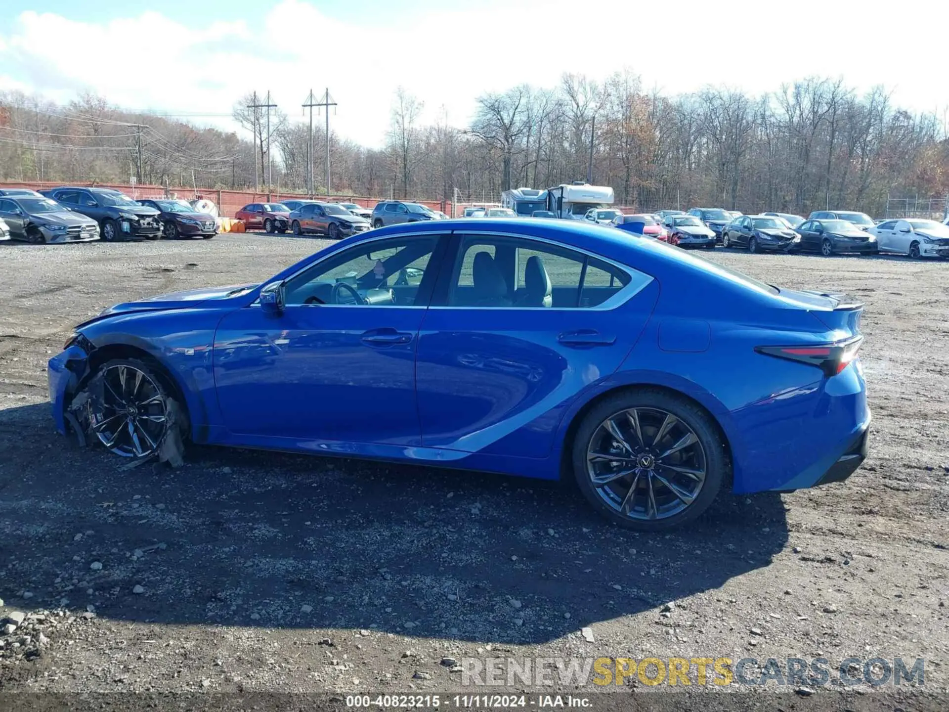 14 fotografías del automóvil dañado JTHGZ1E20M5021913 LEXUS IS 350 2021