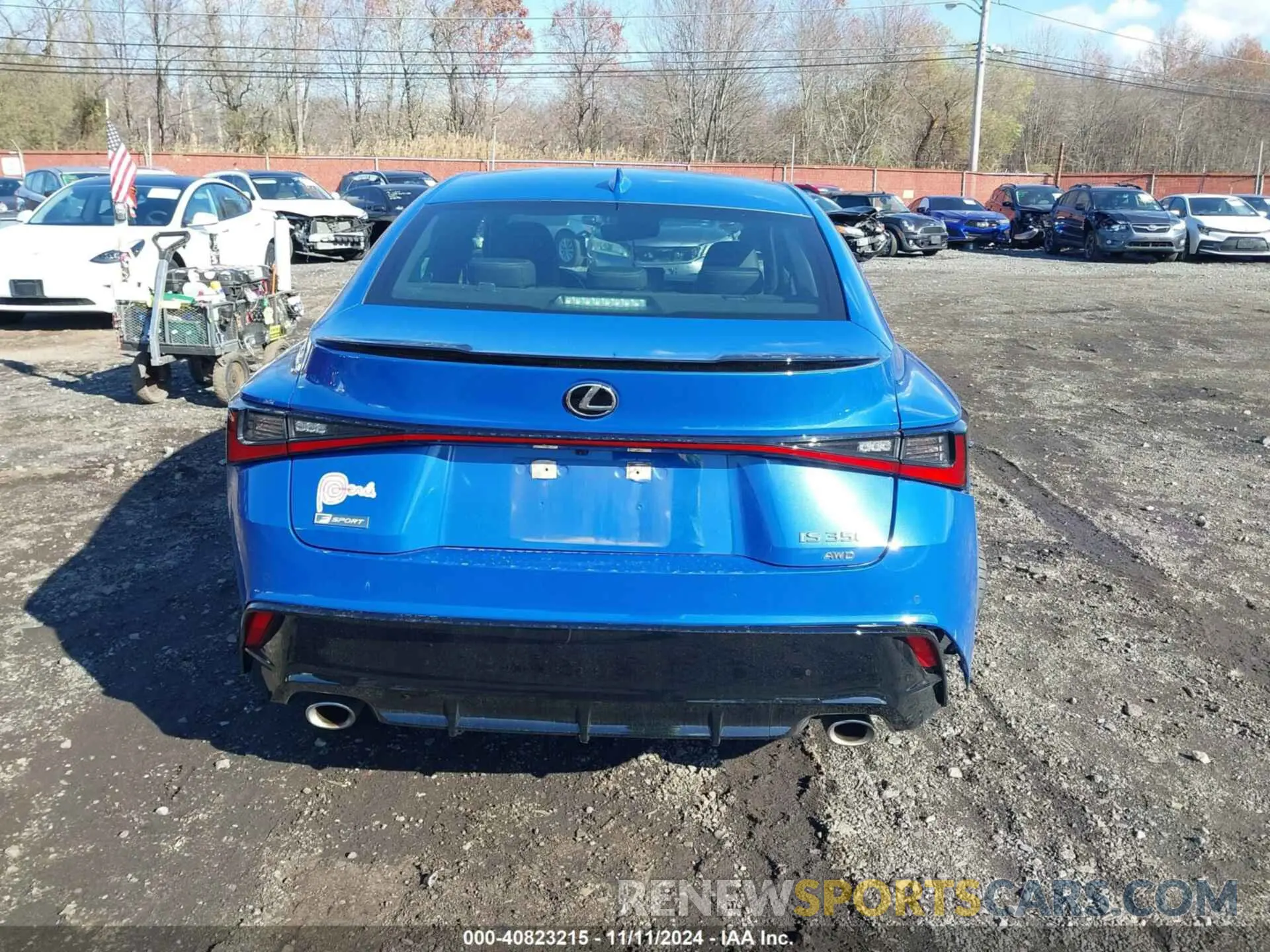 16 fotografías del automóvil dañado JTHGZ1E20M5021913 LEXUS IS 350 2021
