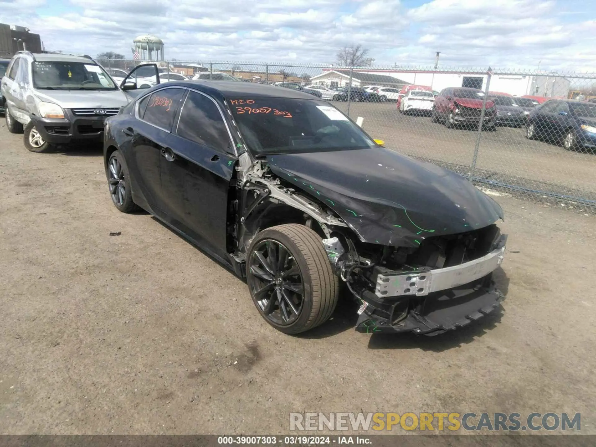 1 fotografías del automóvil dañado JTHGZ1E20M5022057 LEXUS IS 350 2021