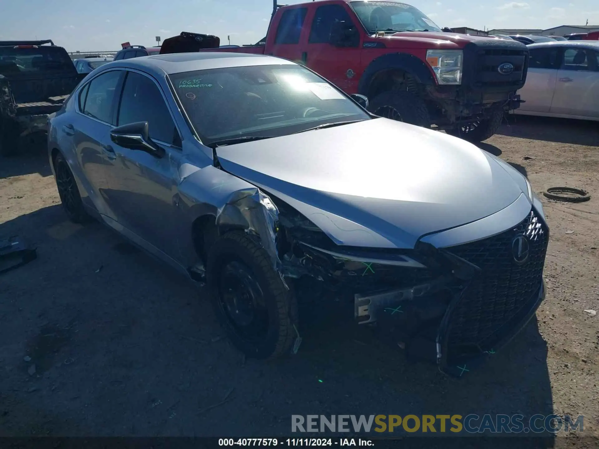 1 fotografías del automóvil dañado JTHGZ1E25M5020269 LEXUS IS 350 2021