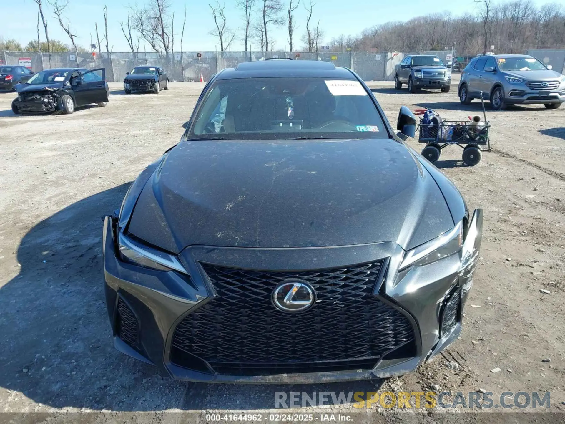 12 fotografías del automóvil dañado JTHGZ1E25M5020868 LEXUS IS 350 2021