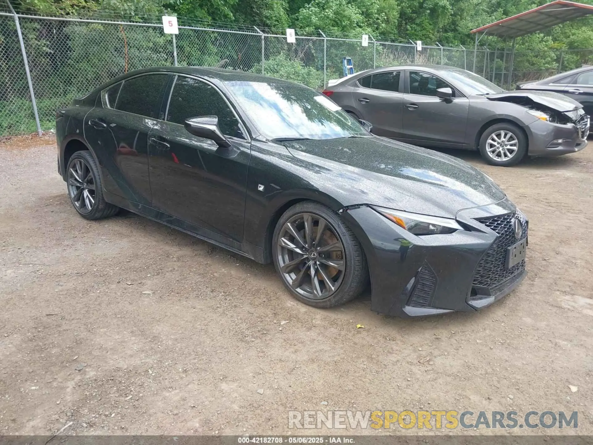 1 fotografías del automóvil dañado JTHGZ1E28M5021030 LEXUS IS 350 2021