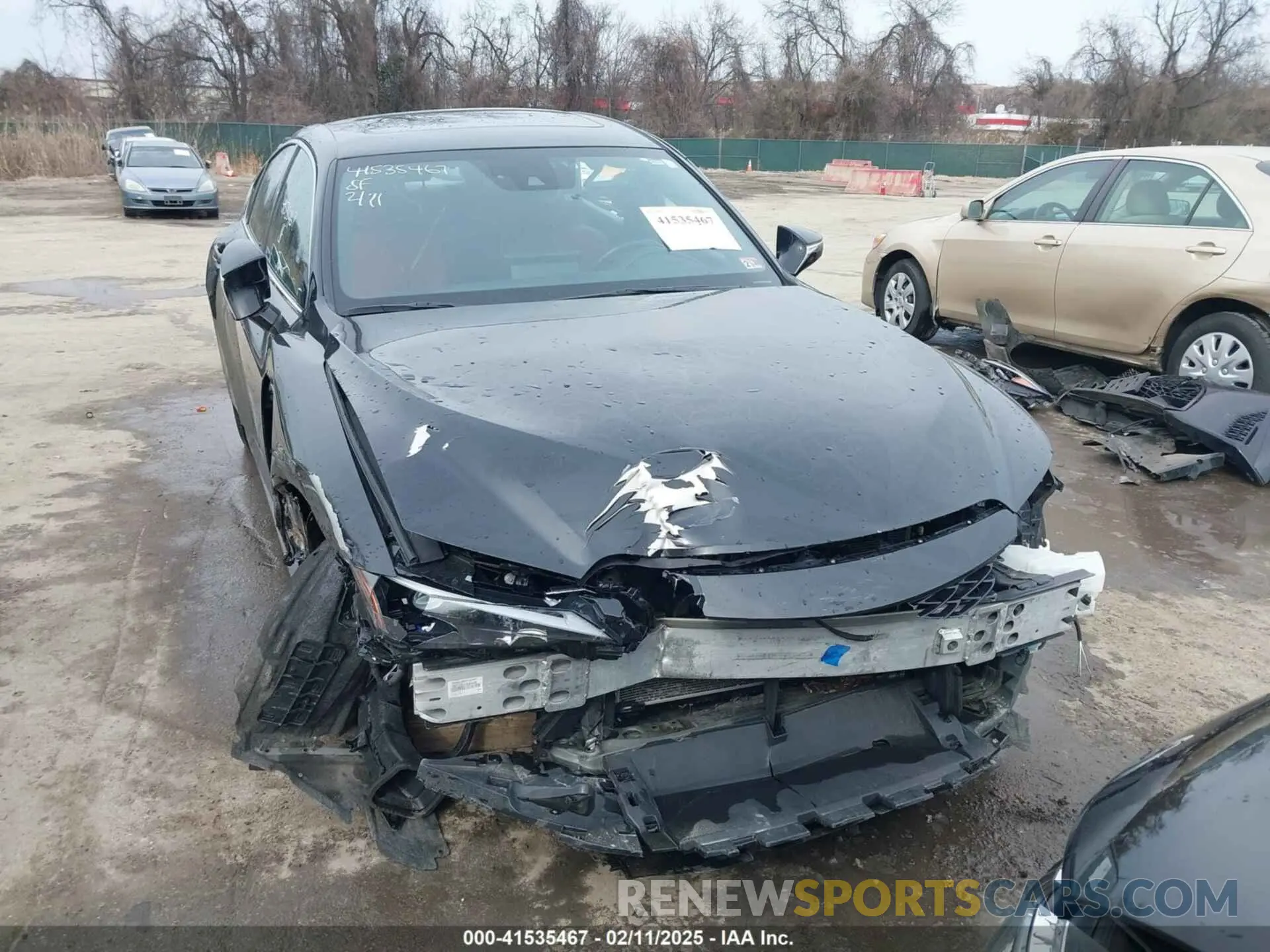13 fotografías del automóvil dañado JTHGZ1E29M5019271 LEXUS IS 350 2021