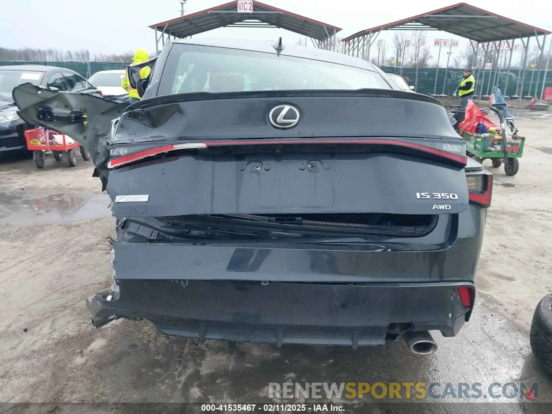 20 fotografías del automóvil dañado JTHGZ1E29M5019271 LEXUS IS 350 2021