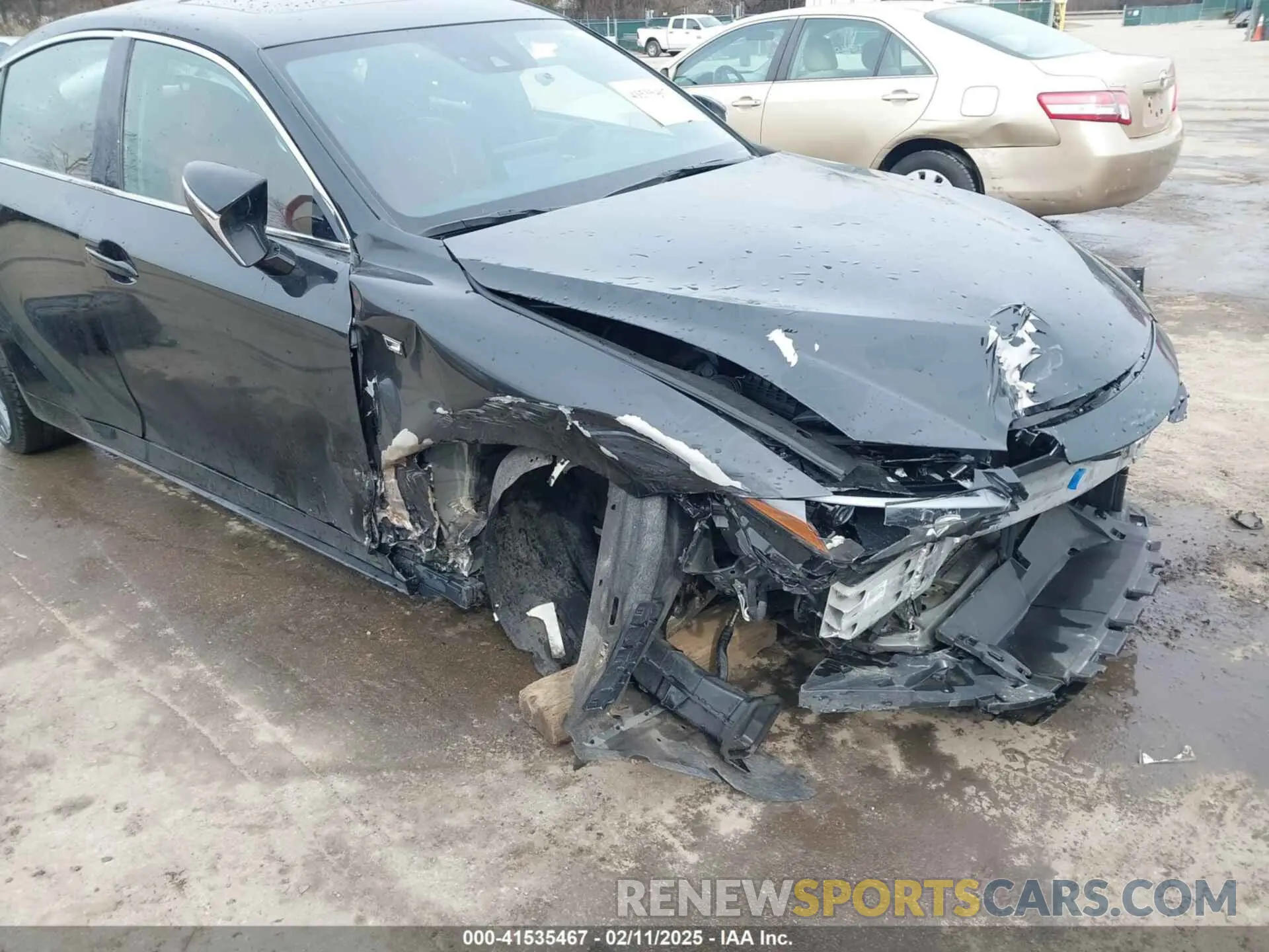 6 fotografías del automóvil dañado JTHGZ1E29M5019271 LEXUS IS 350 2021