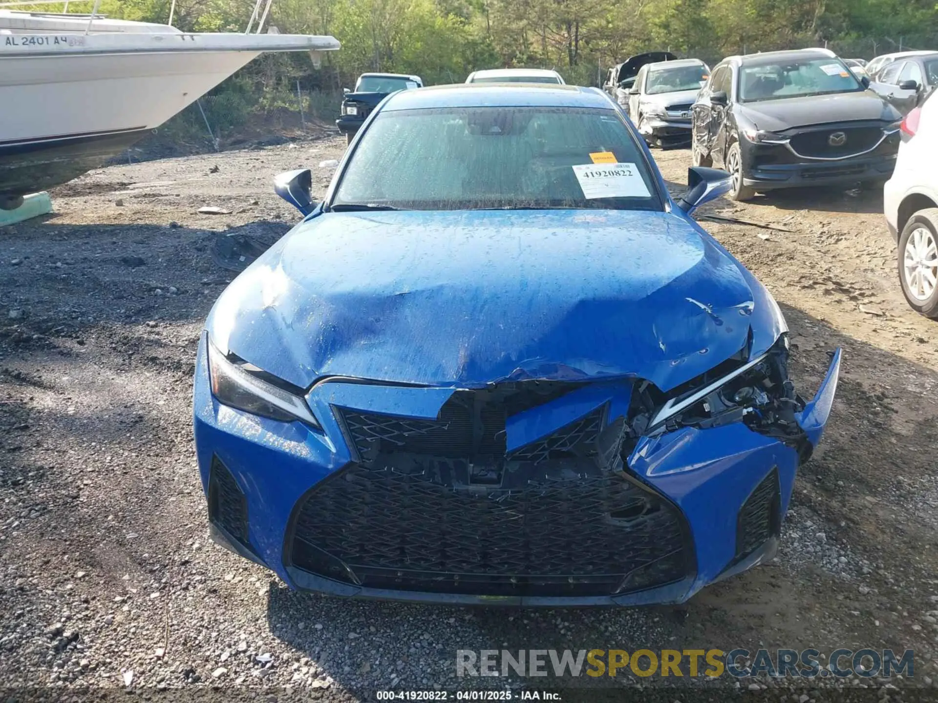 12 fotografías del automóvil dañado JTHGZ1B20N5049510 LEXUS IS 350 2022