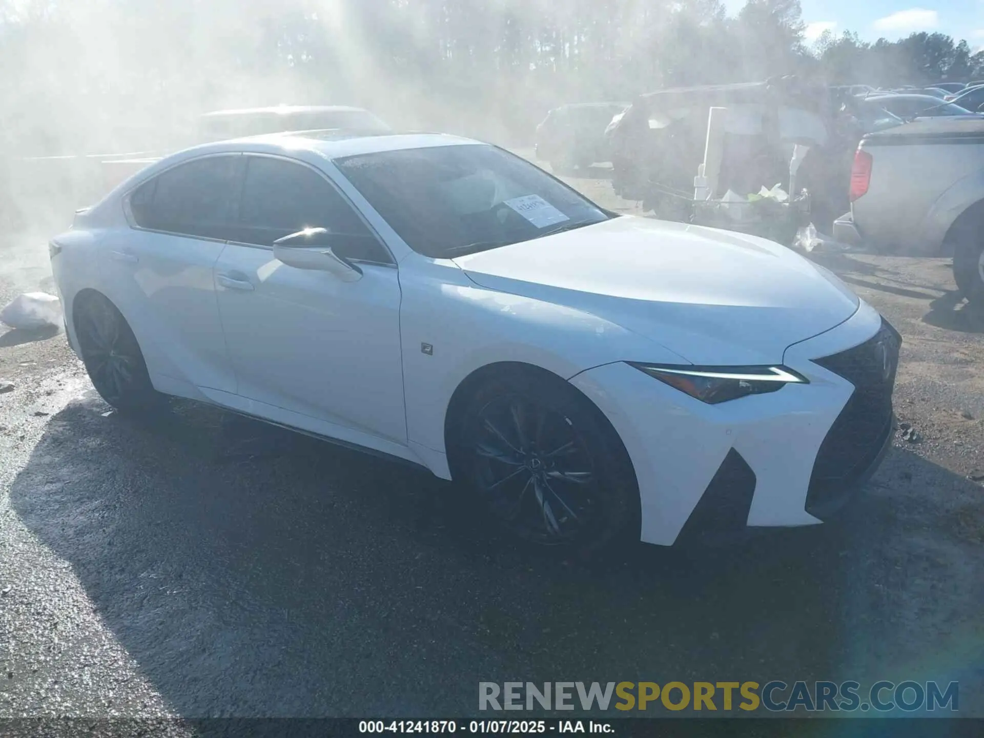 1 fotografías del automóvil dañado JTHGZ1B21N5050374 LEXUS IS 350 2022