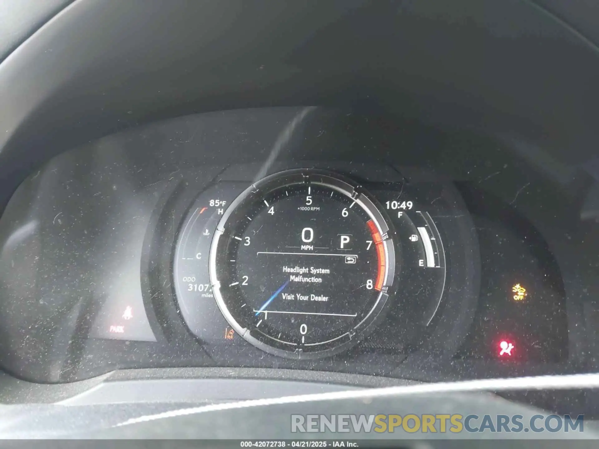 7 fotografías del automóvil dañado JTHGZ1B24N5049106 LEXUS IS 350 2022