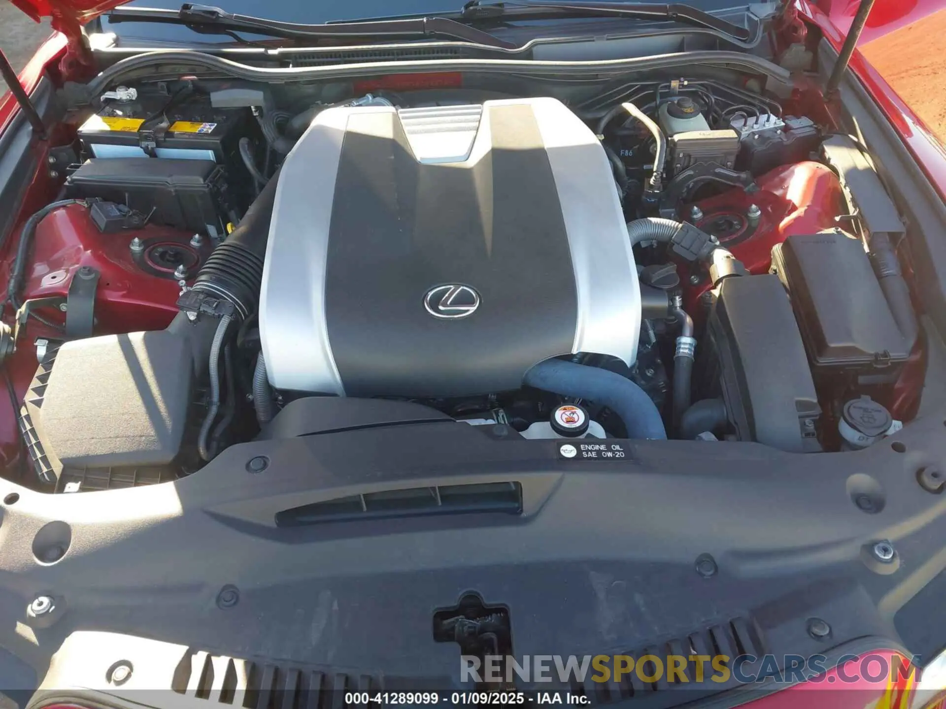 10 fotografías del automóvil dañado JTHGZ1B25N5052614 LEXUS IS 350 2022