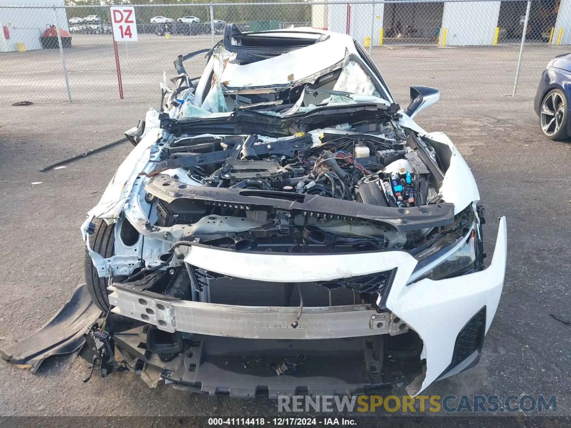 6 fotografías del automóvil dañado JTHGZ1B27N5055014 LEXUS IS 350 2022