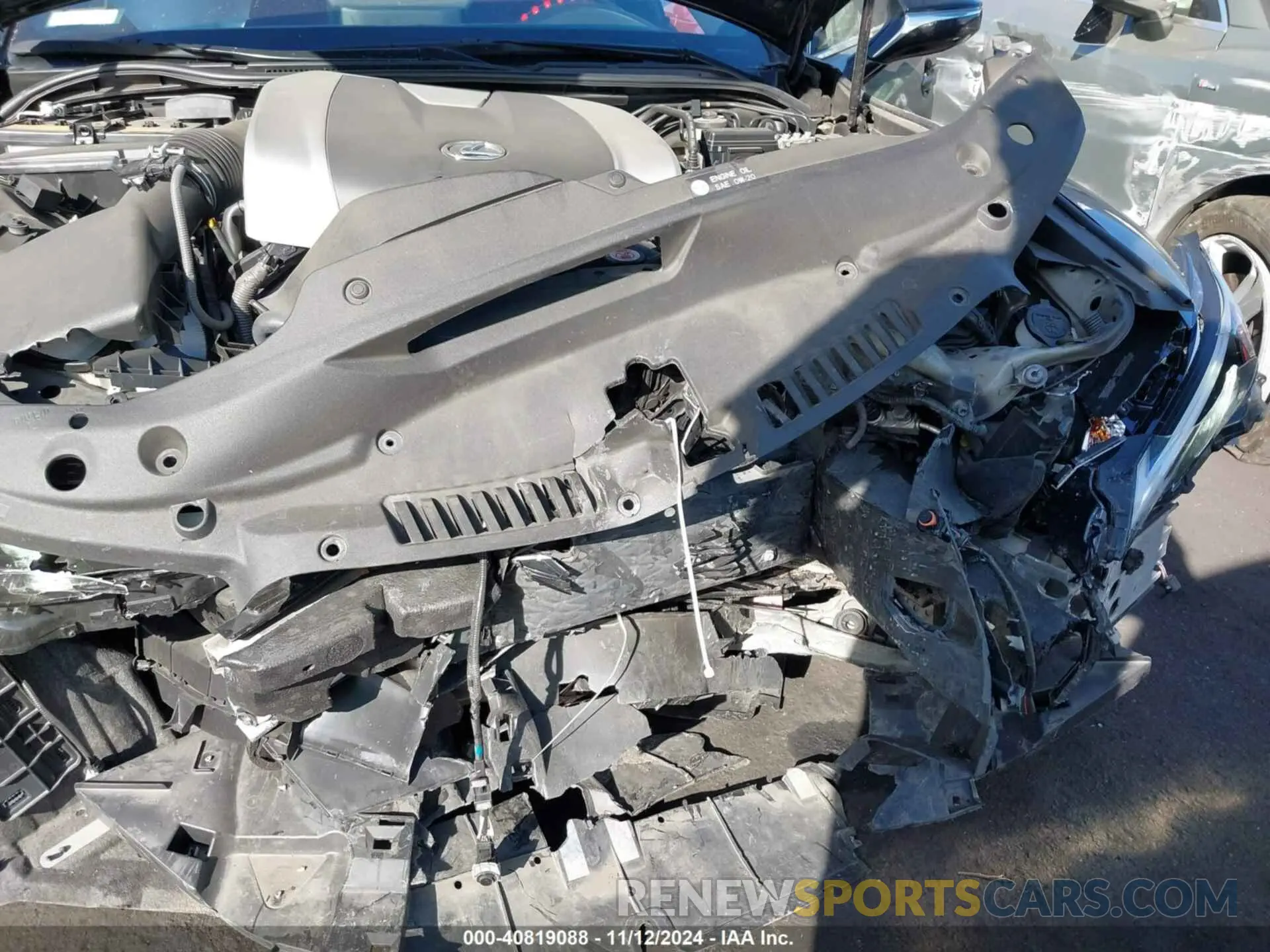 6 fotografías del automóvil dañado JTHGZ1B2XN5049482 LEXUS IS 350 2022
