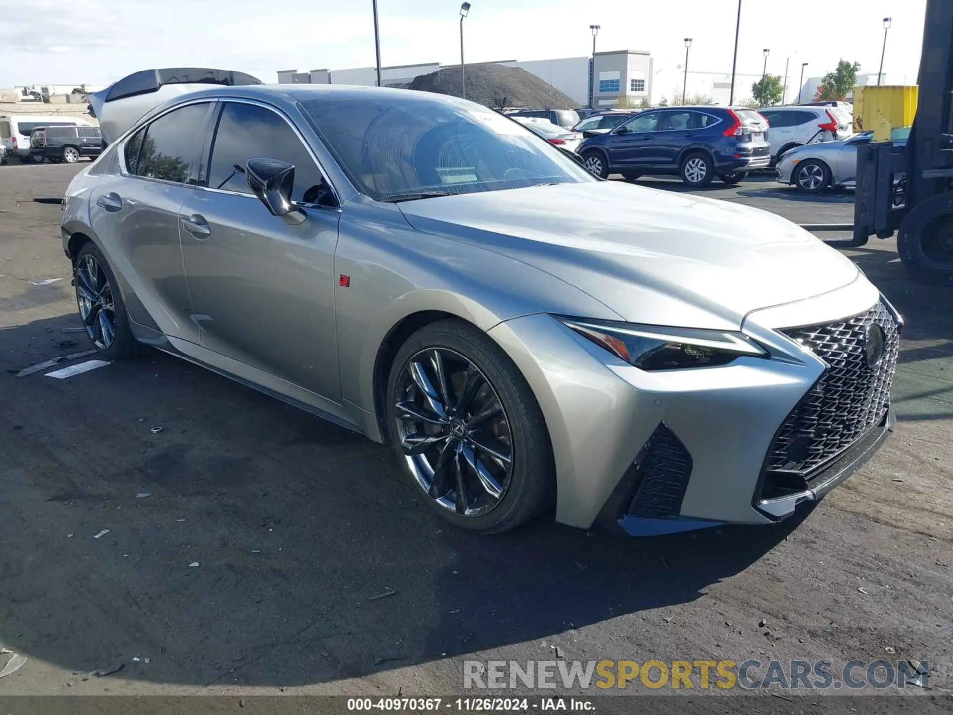 1 fotografías del automóvil dañado JTHGZ1B2XN5053063 LEXUS IS 350 2022