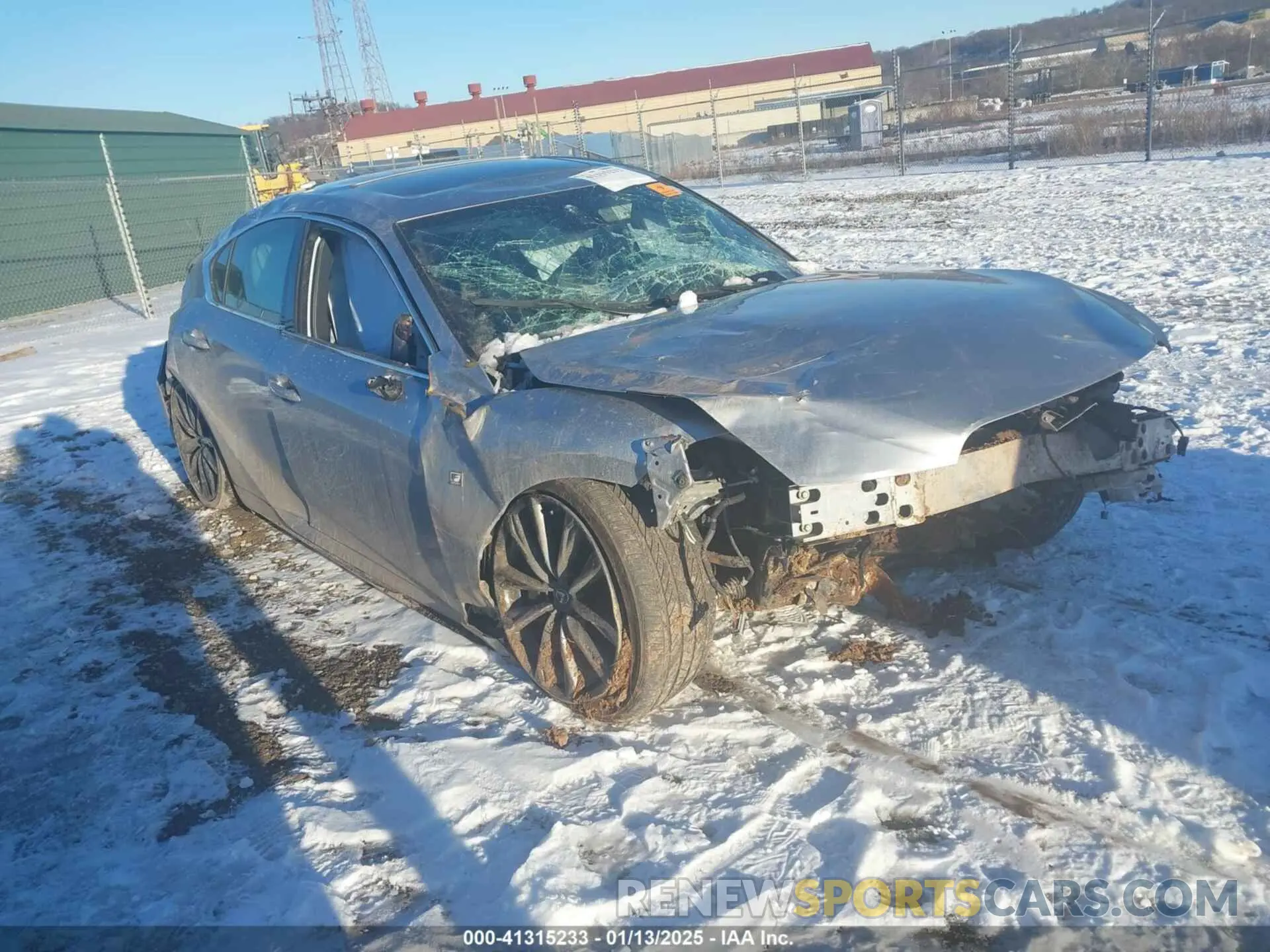 1 fotografías del automóvil dañado JTHGZ1E24N5023102 LEXUS IS 350 2022