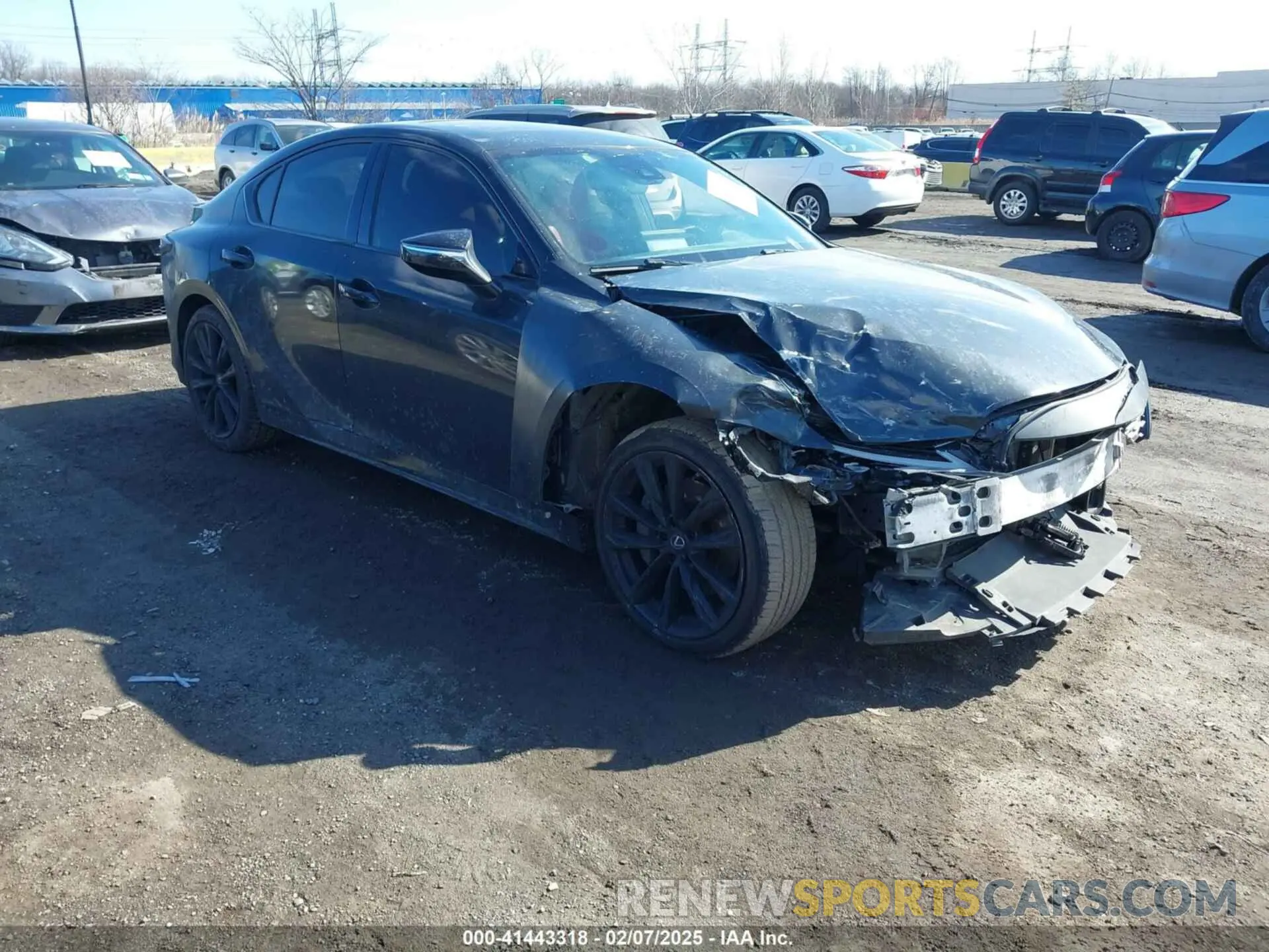 1 fotografías del automóvil dañado JTHGZ1E27N5023496 LEXUS IS 350 2022