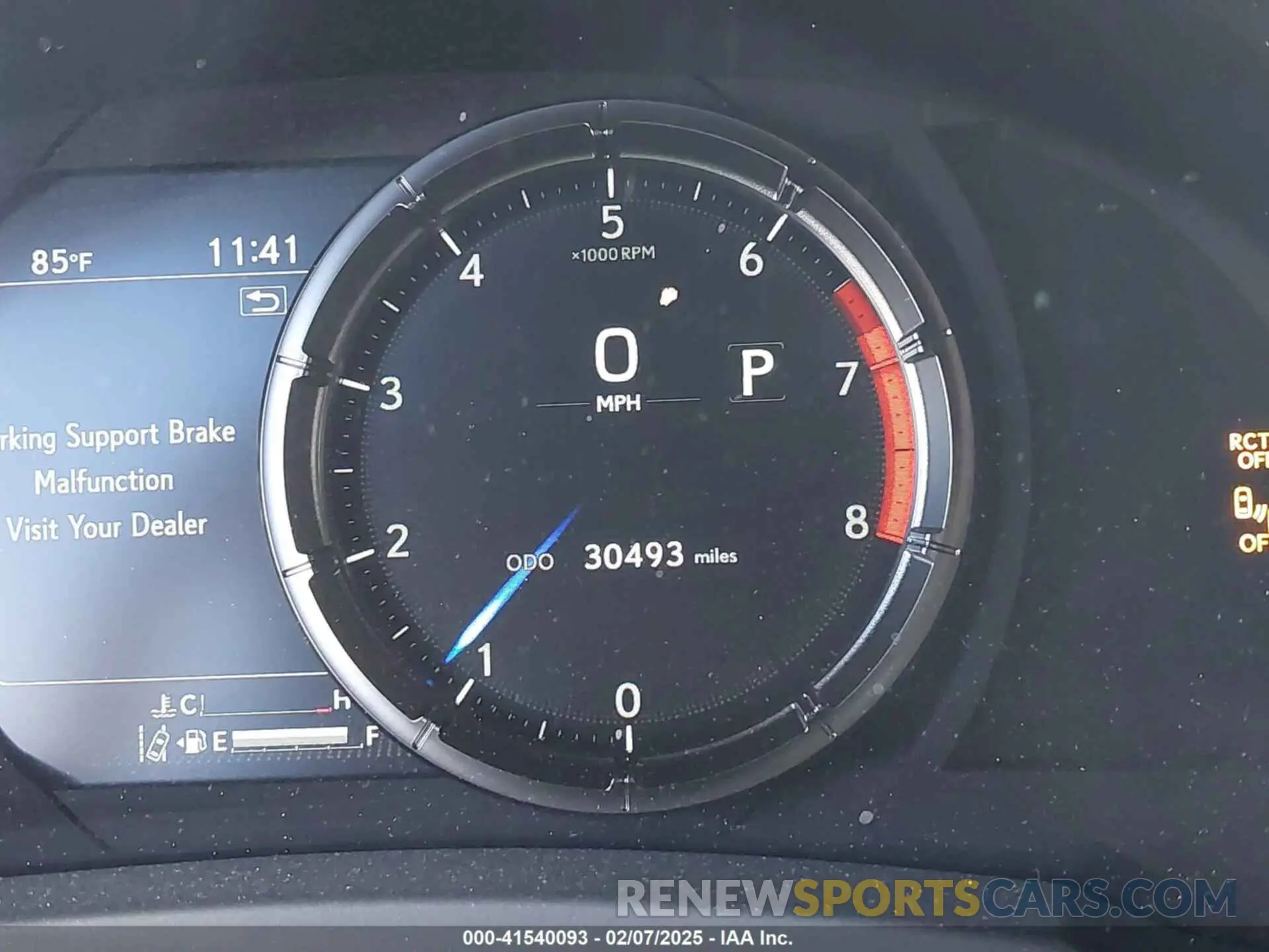 7 fotografías del automóvil dañado JTHGZ1B21P5066464 LEXUS IS 350 2023
