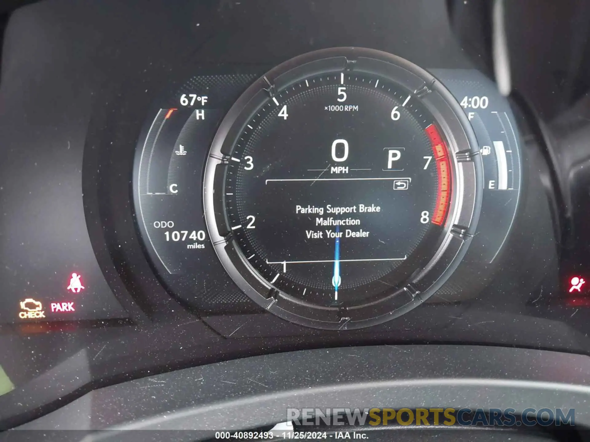 15 fotografías del automóvil dañado JTHGZ1B21P5071826 LEXUS IS 350 2023