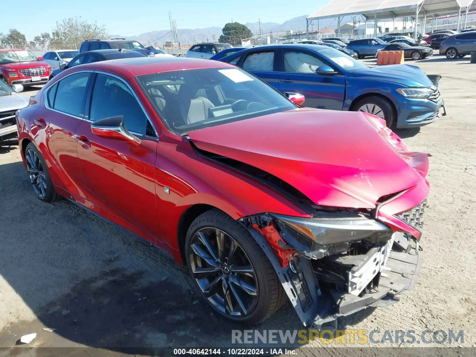 1 fotografías del automóvil dañado JTHGZ1B22P5058759 LEXUS IS 350 2023