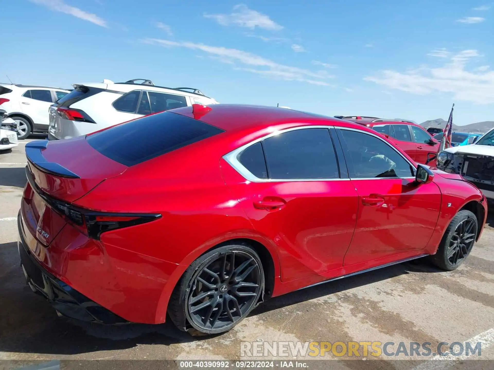 13 fotografías del automóvil dañado JTHGZ1B23P5062626 LEXUS IS 350 2023
