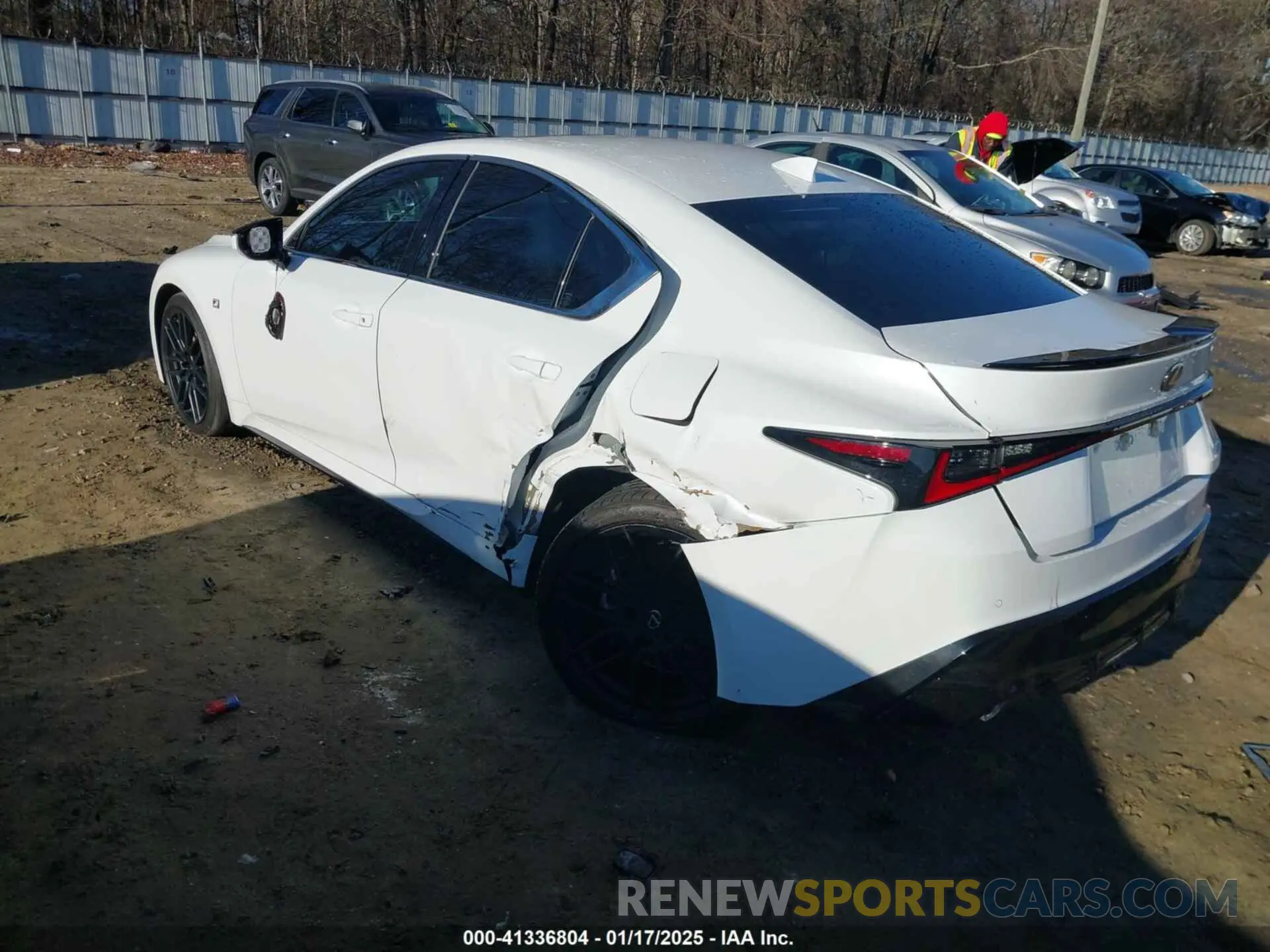 3 fotografías del automóvil dañado JTHGZ1B24P5062750 LEXUS IS 350 2023