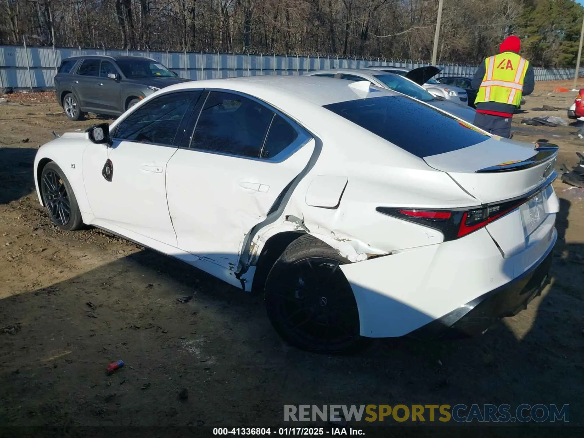 6 fotografías del automóvil dañado JTHGZ1B24P5062750 LEXUS IS 350 2023