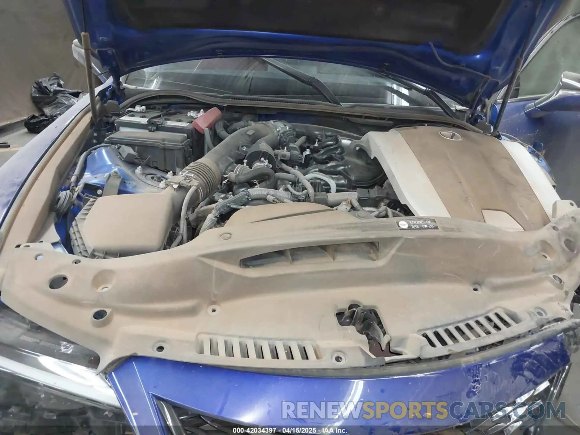 10 fotografías del automóvil dañado JTHGZ1B27P5065495 LEXUS IS 350 2023