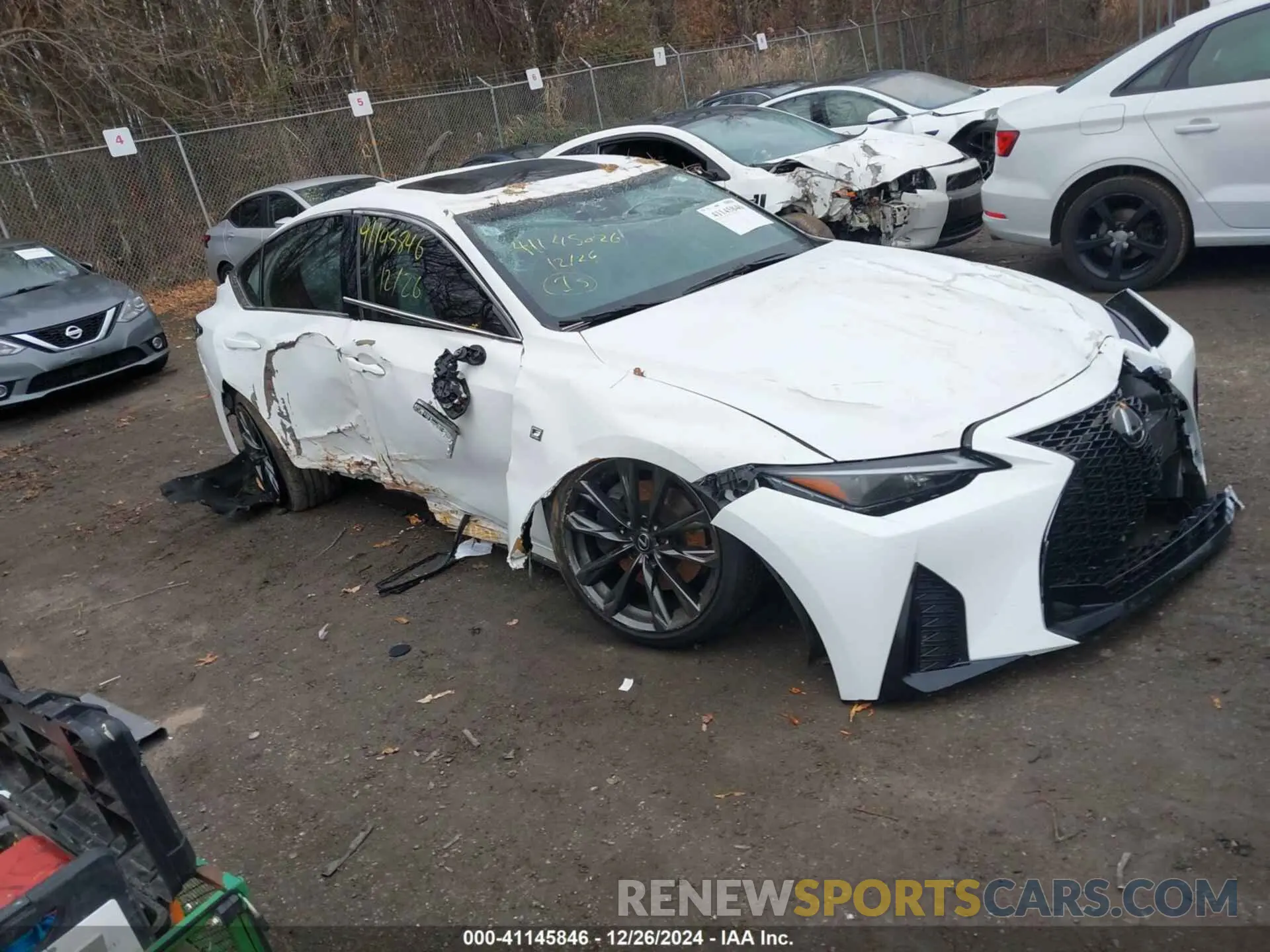 1 fotografías del automóvil dañado JTHGZ1B27P5069238 LEXUS IS 350 2023