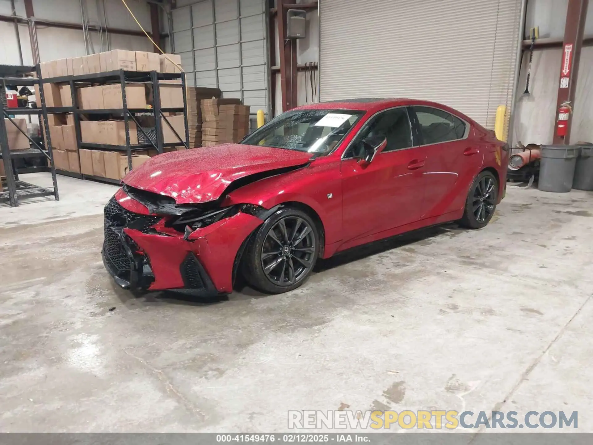 2 fotografías del automóvil dañado JTHGZ1B28P5067949 LEXUS IS 350 2023